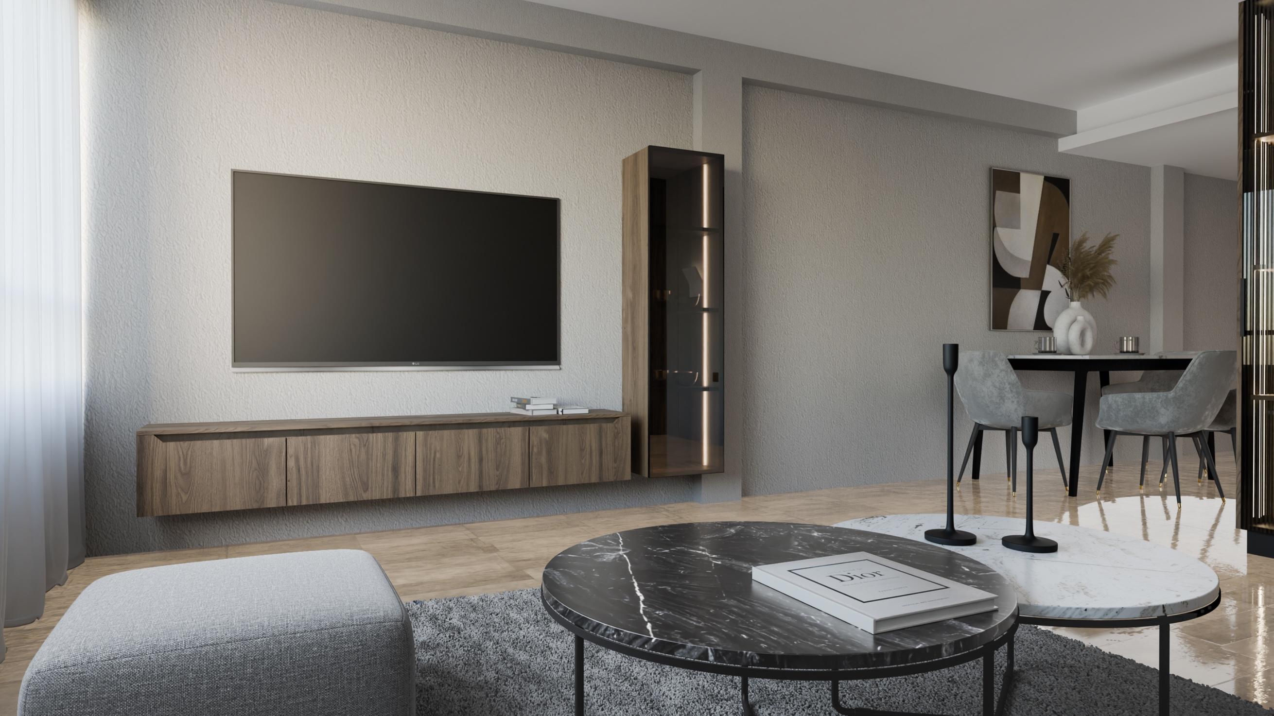 Second view of the penthouse interior, Altozano
