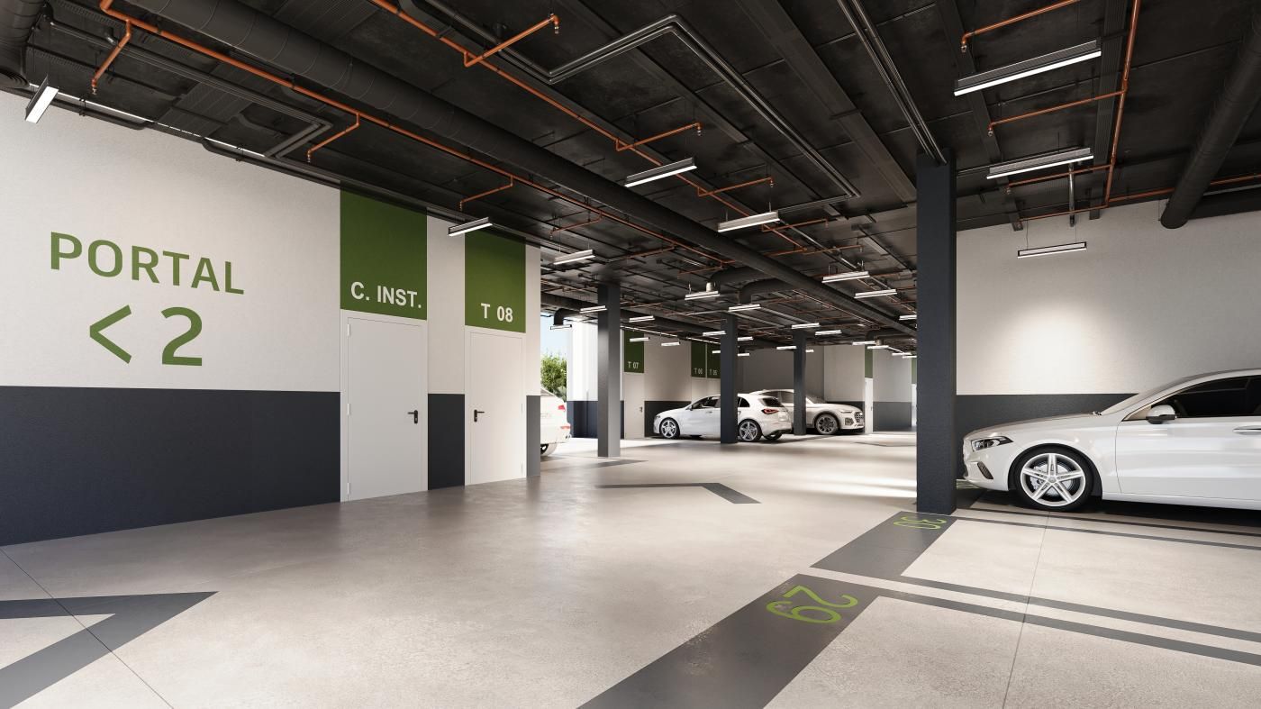 Living area in 3-bedroom penthouse, Hipódromo-Cerrado del Águila