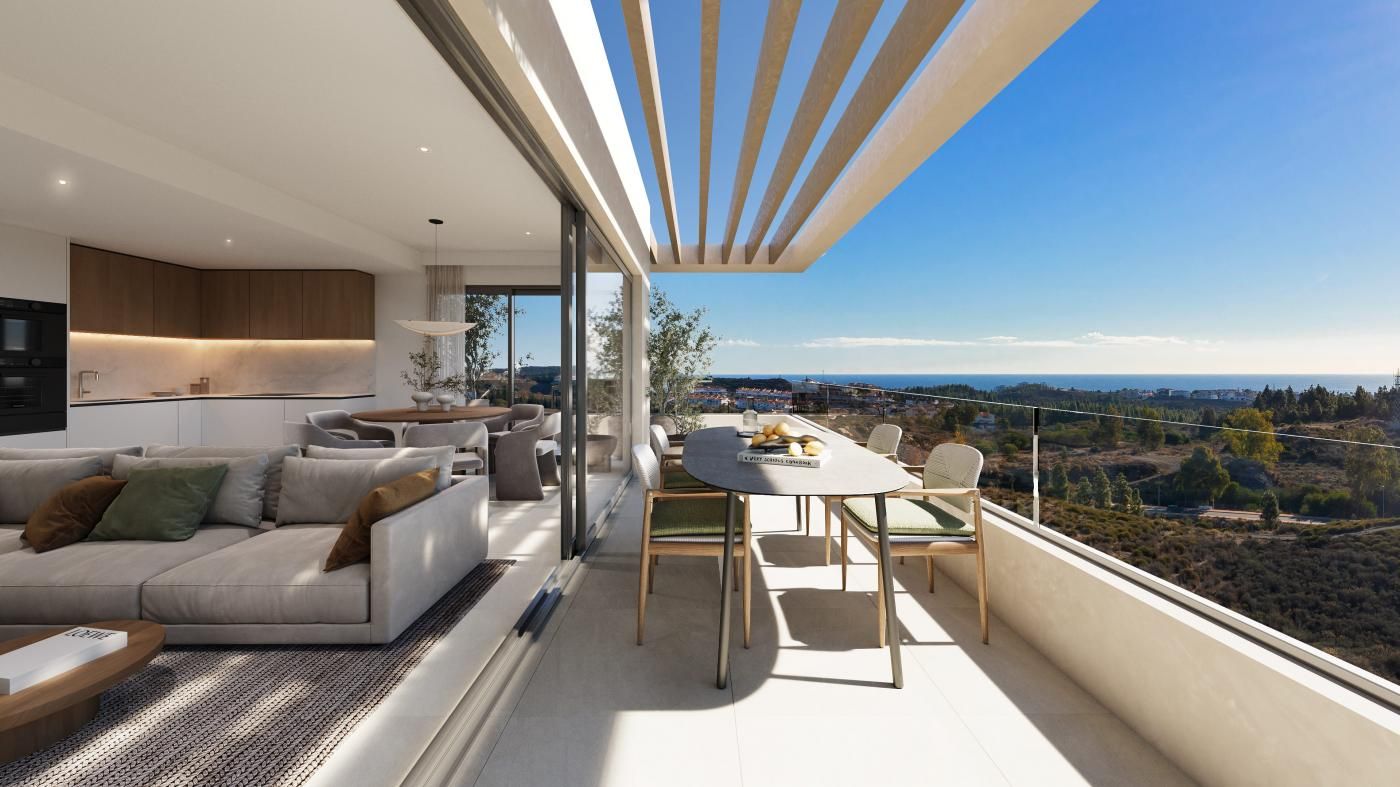 Living area in 3-bedroom apartment, Hipódromo-Cerrado del Águila