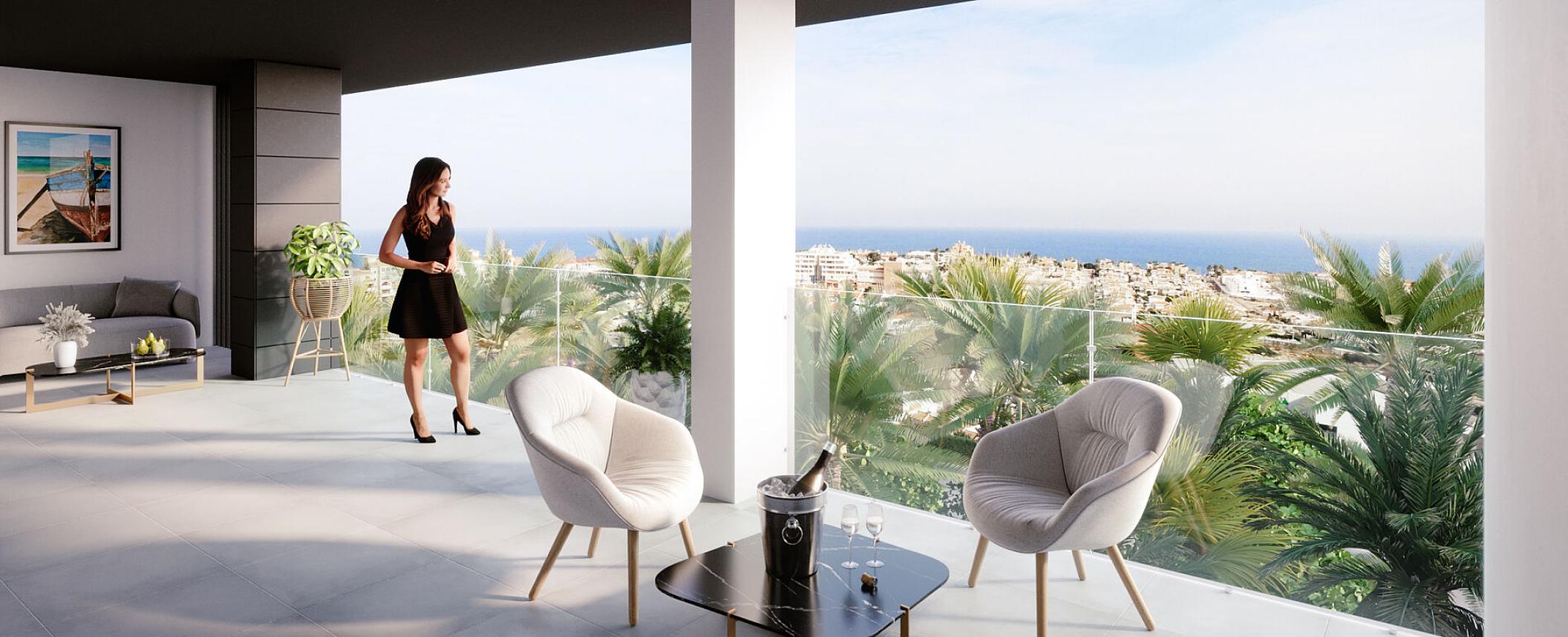 Interior view of penthouse in Sector 25, Torrevieja