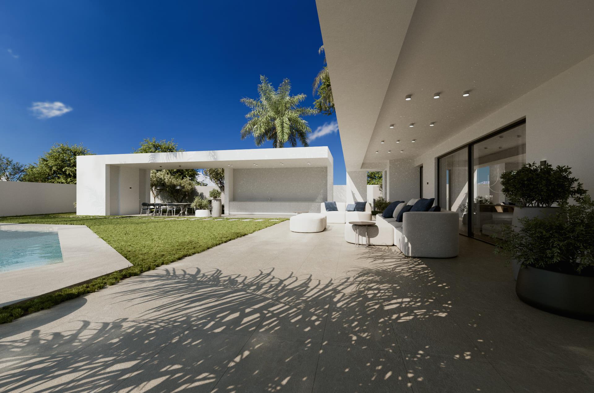 Second bathroom in new-build villa, Cascada de Camojan, Marbella