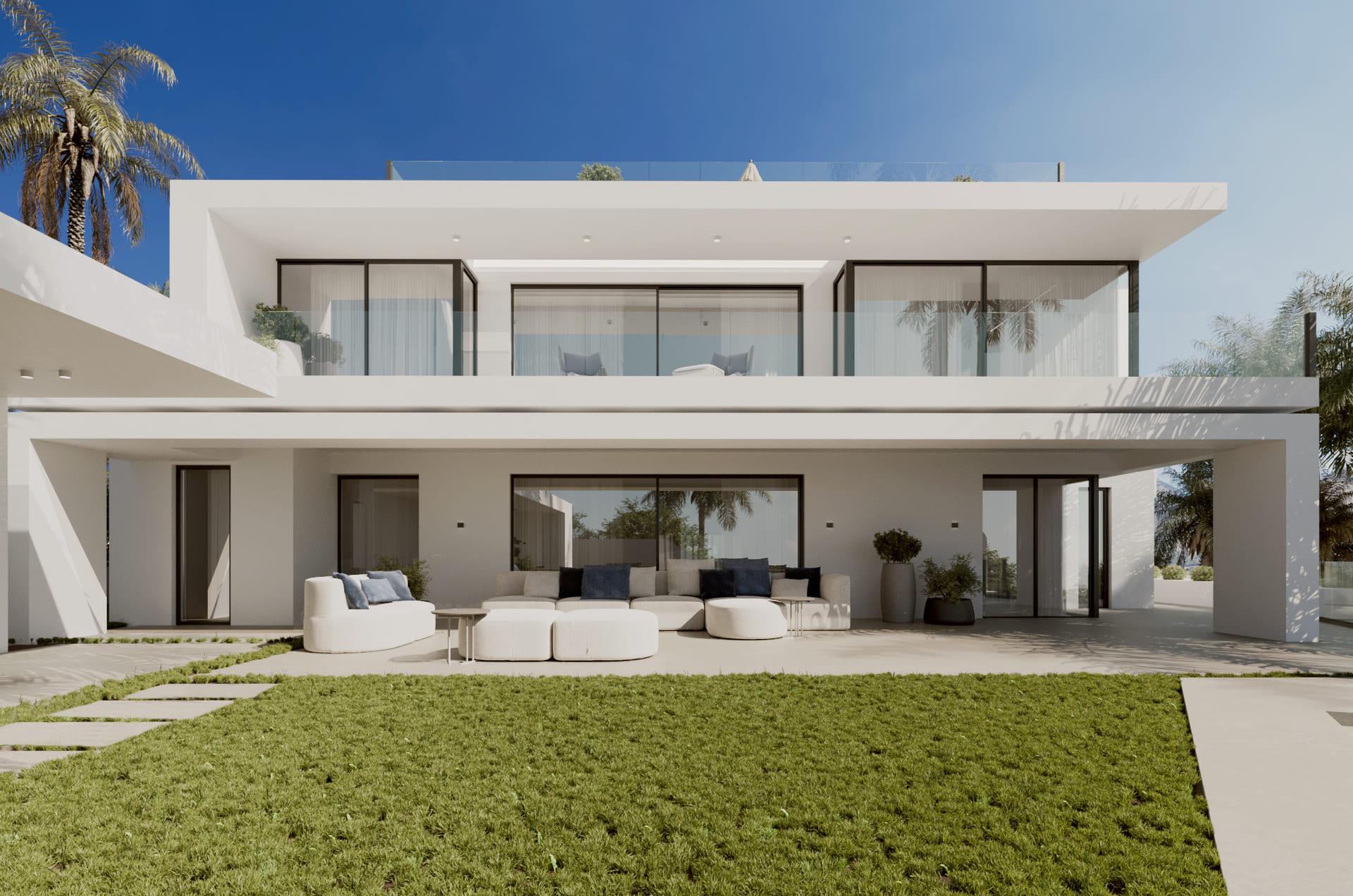 Open-plan reception room in 6-bedroom villa, Cascada de Camojan