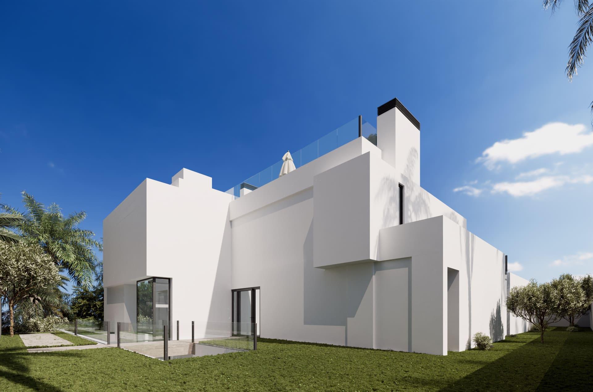Surrounding landscape and villa exterior, Cascada de Camojan, Marbella