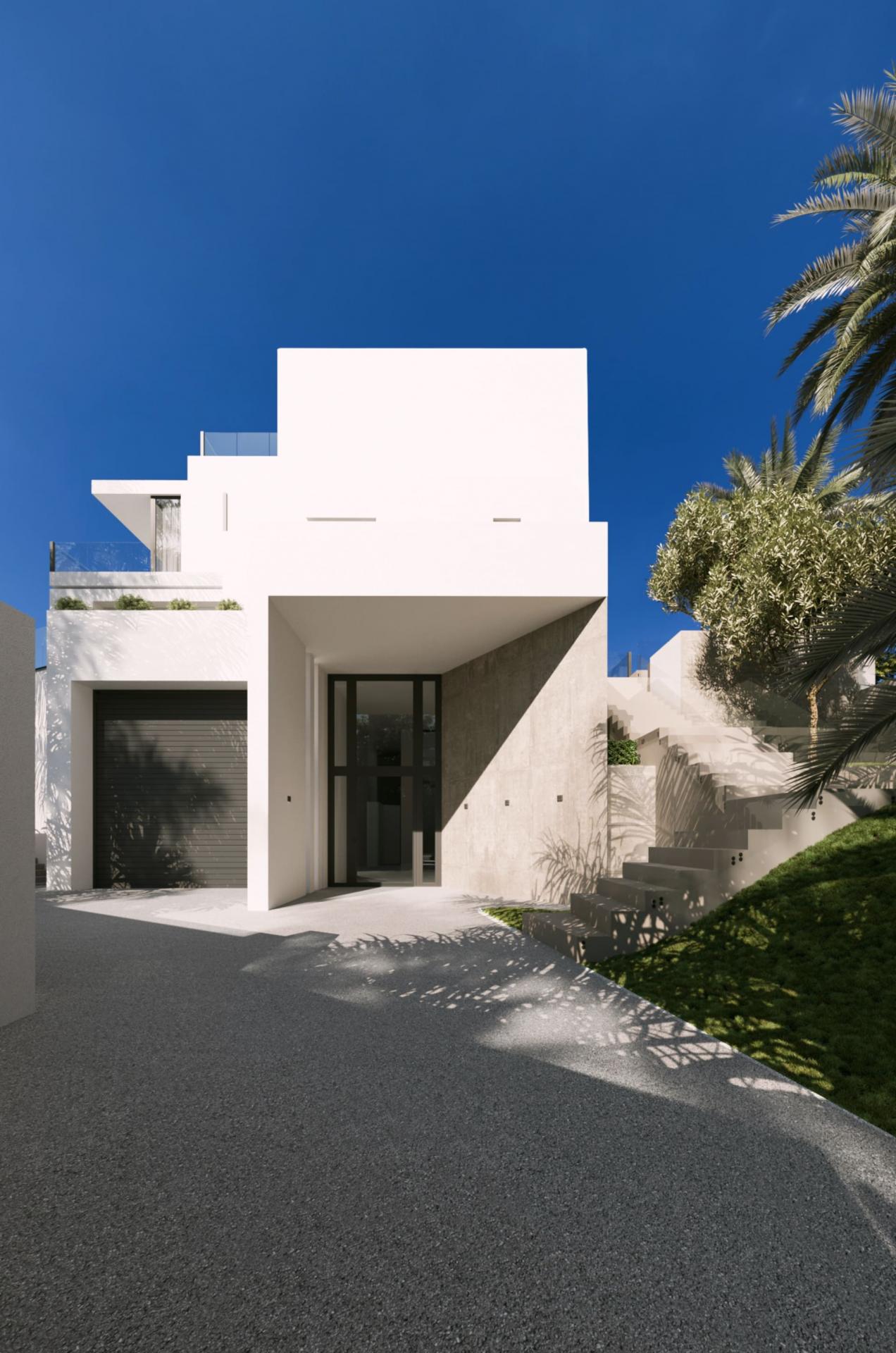 Bathroom in new-build villa, Cascada de Camojan, Marbella