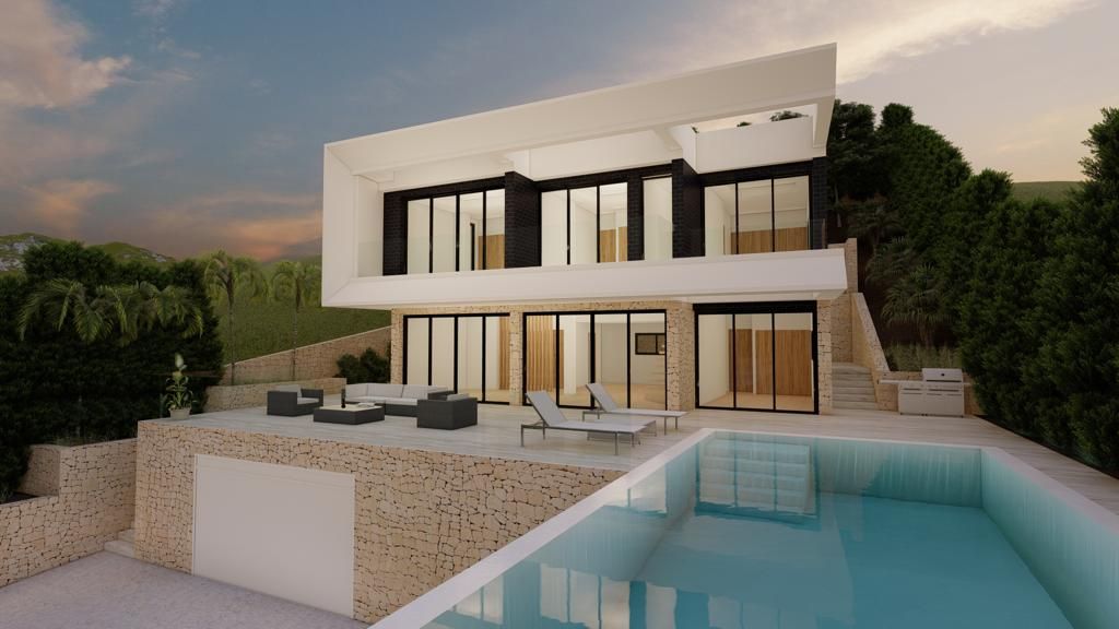 Bathroom in 4-bedroom new-build villa, Altea Hills