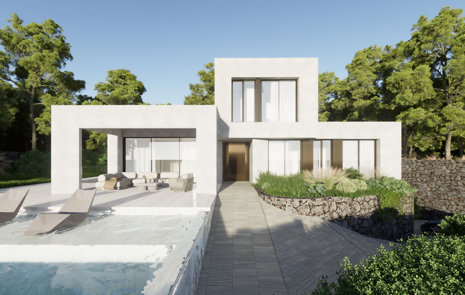 Master bedroom in new-build villa, Las Colinas Golf, Orihuela
