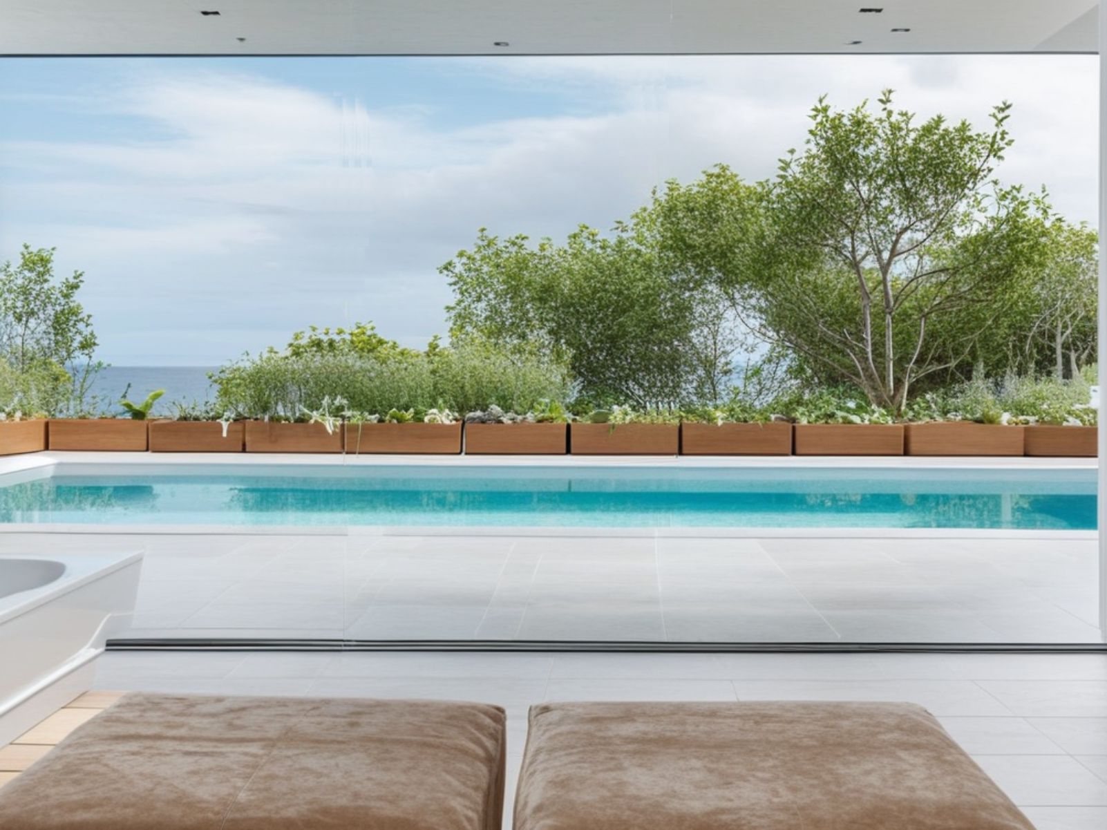 Street view of new-build villa in Las Filipinas, Orihuela Costa