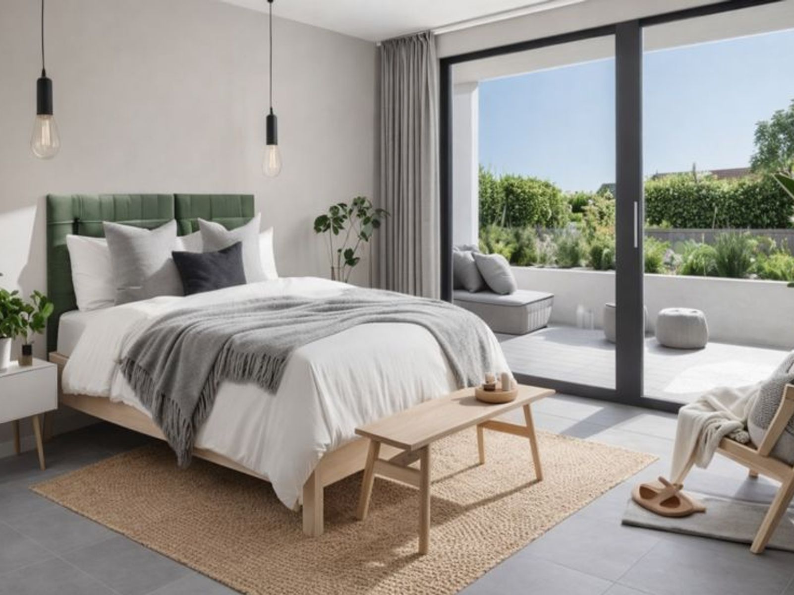 Master bedroom in new-build villa, Las Filipinas, Orihuela Costa