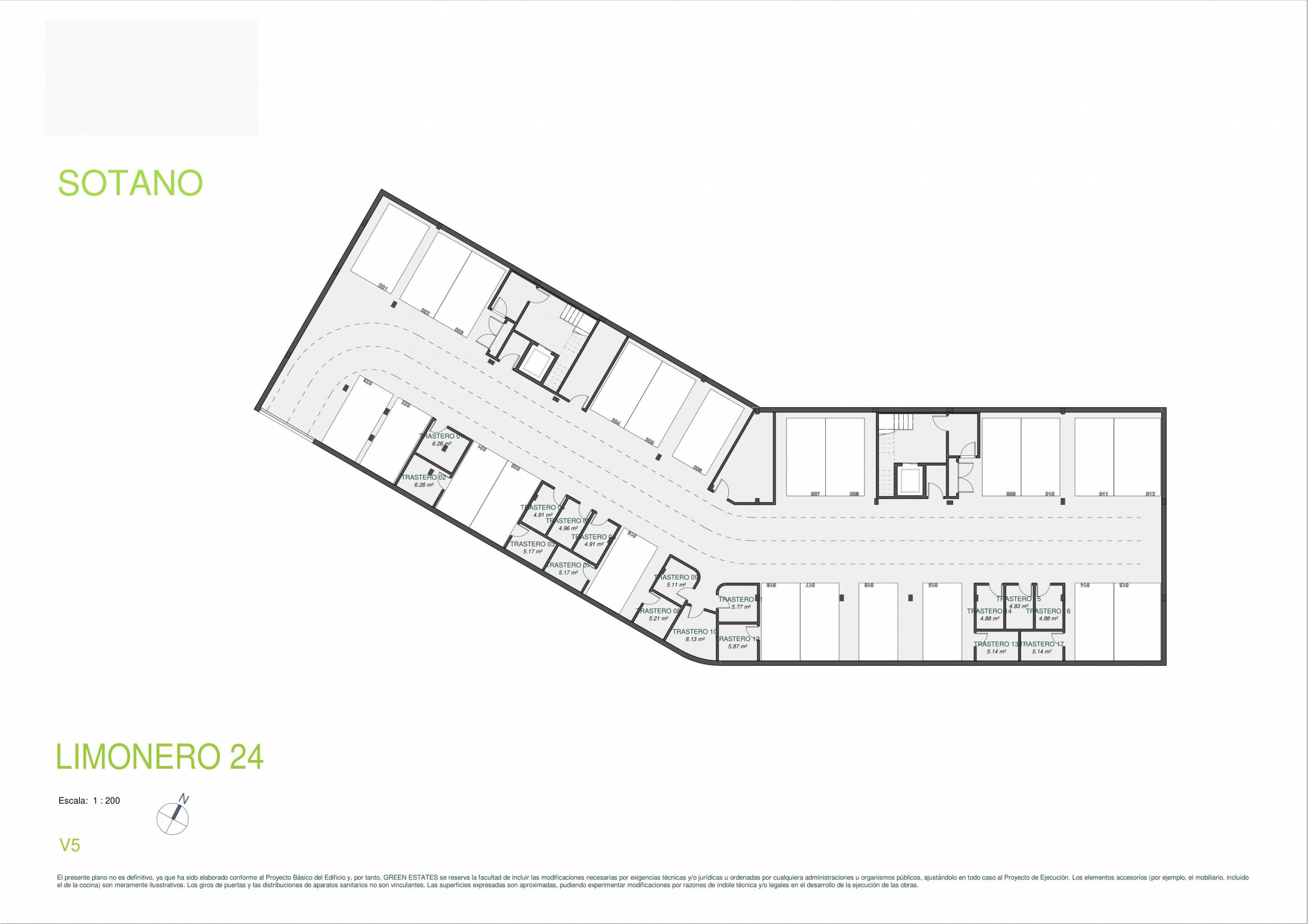 Floor plan of the 2-bedroom apartment in Las Colinas Golf (view 31)