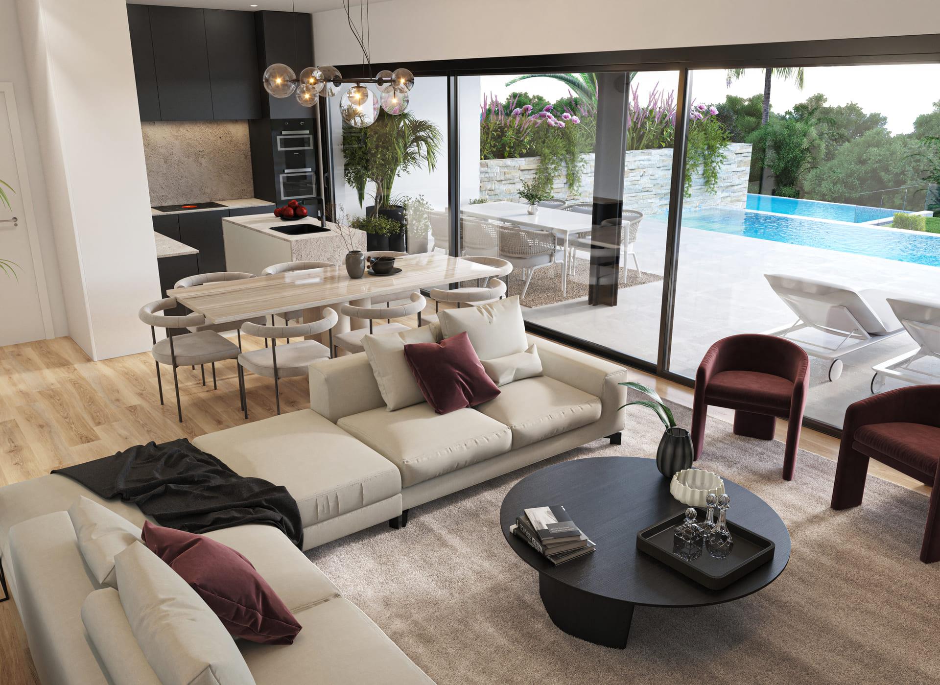 Interior view of apartment in Las Colinas Golf, Orihuela