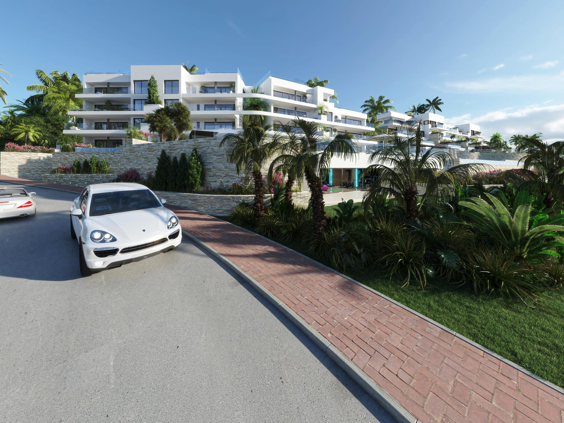 Entrance of the apartment in Las Colinas Golf, Orihuela (view 26)