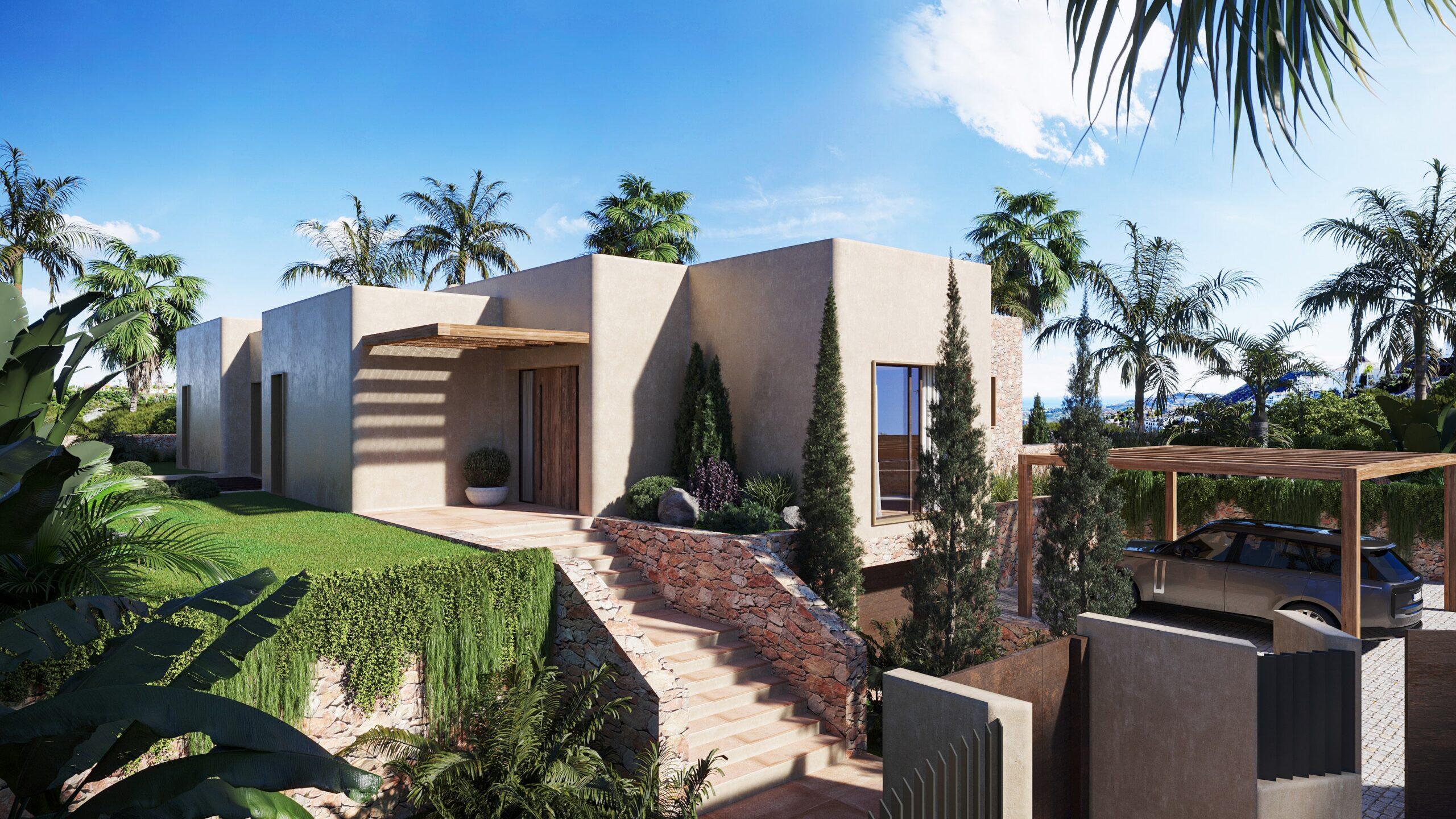View from plot toward surrounding Valle Del Sol landscape