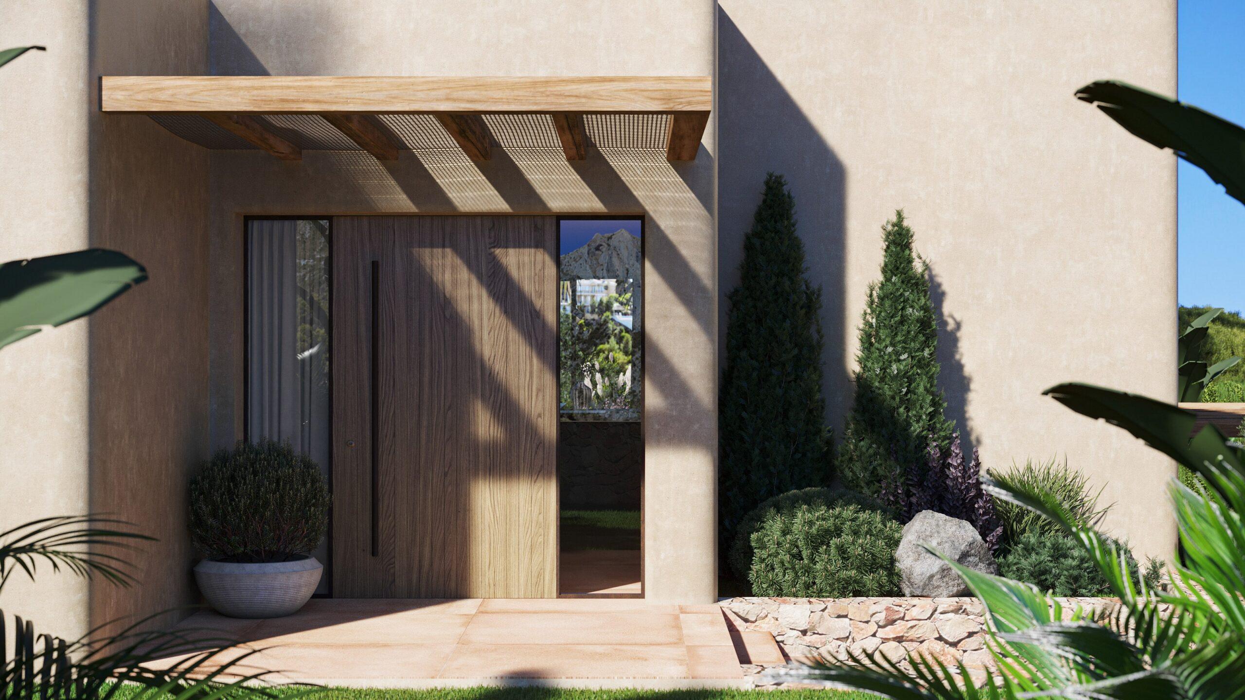 Driveway or parking area, new-build villa, Valle Del Sol, Jávea