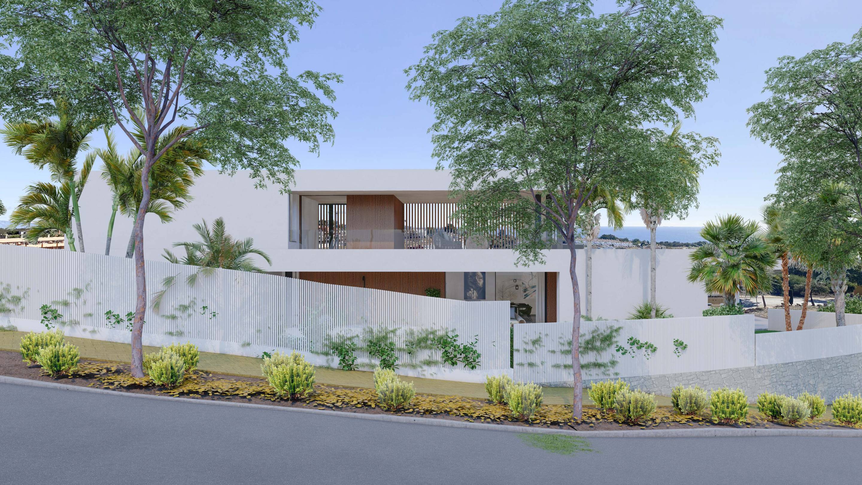 Ground-floor living room in new-build villa, Bahia de las Rocas, Manilva