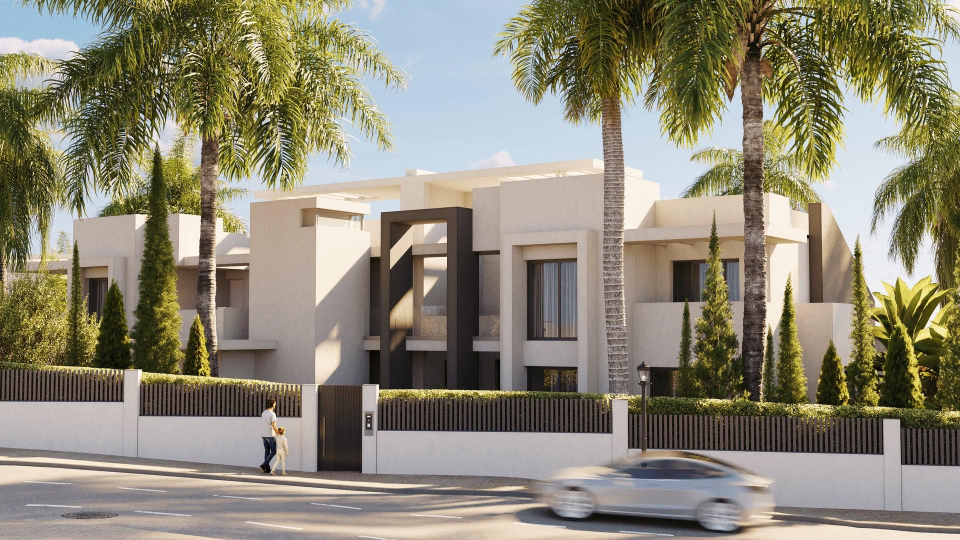 Living room with windows in first-floor apartment, Azata Golf Estepona Oeste