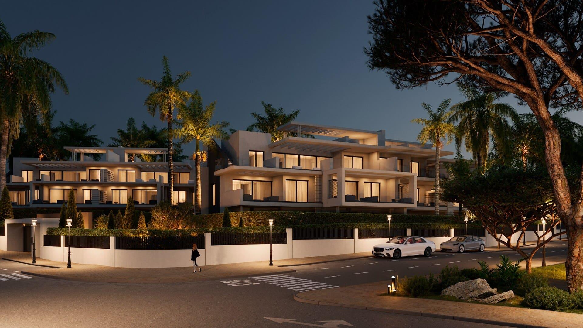 Kitchen worktop and appliances, new-build apartment, Azata Golf Estepona Oeste