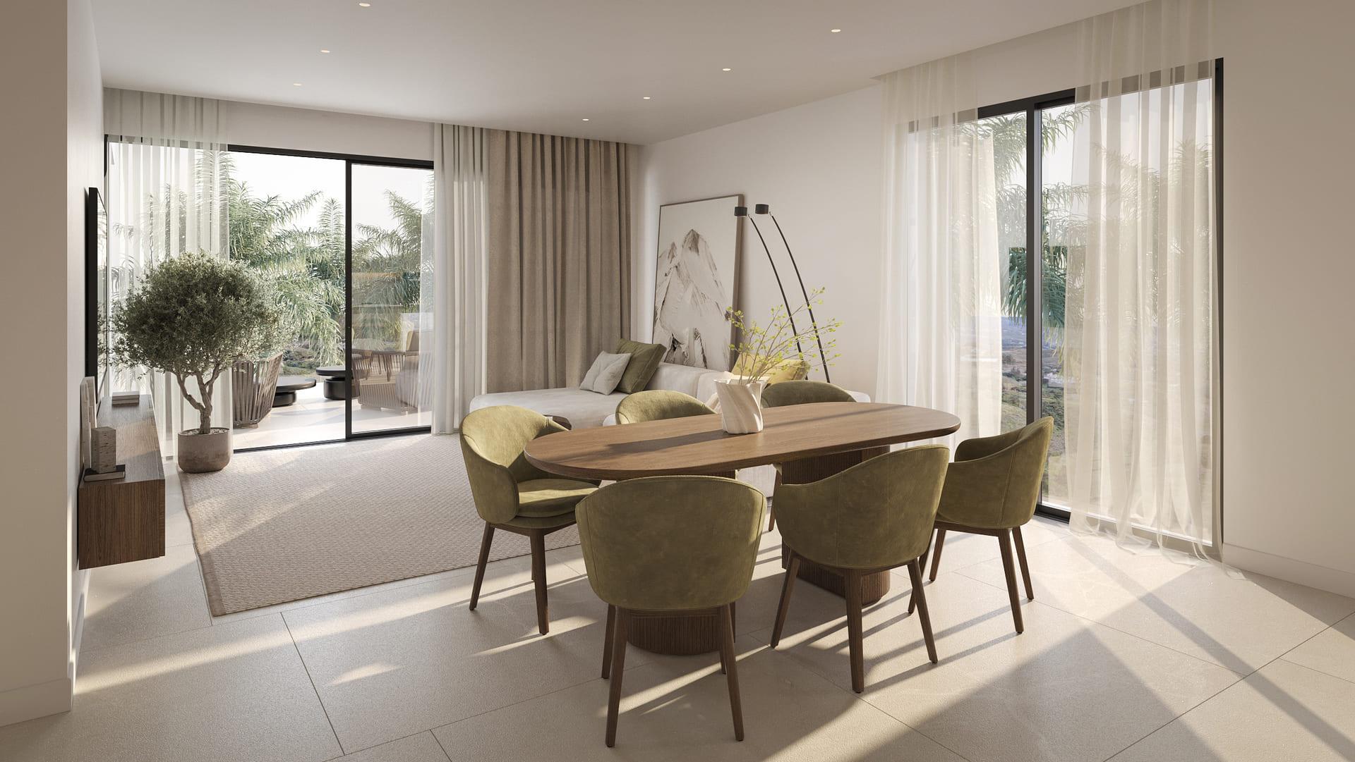 Surrounding golf course landscape near development, Azata Golf Estepona Oeste