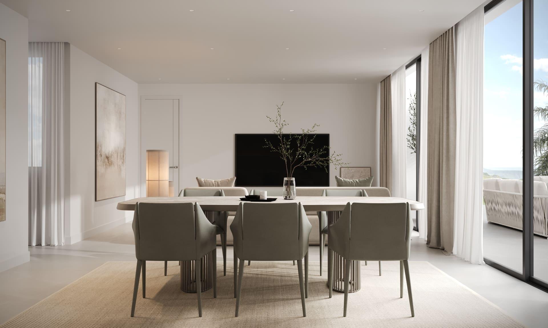 Terrace or outdoor seating area, new-build apartment, Azata Golf Estepona Oeste
