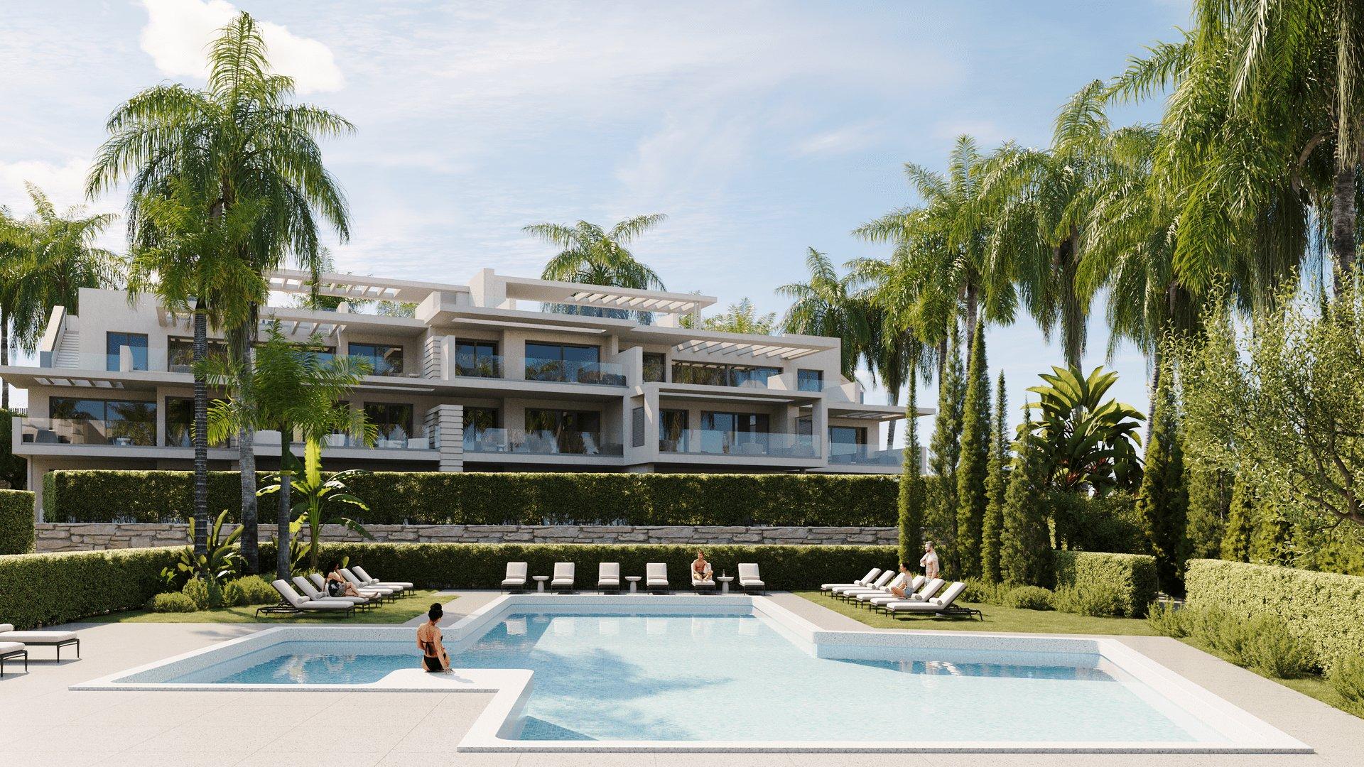 Third bedroom in 3-bedroom new-build apartment, Azata Golf Estepona Oeste