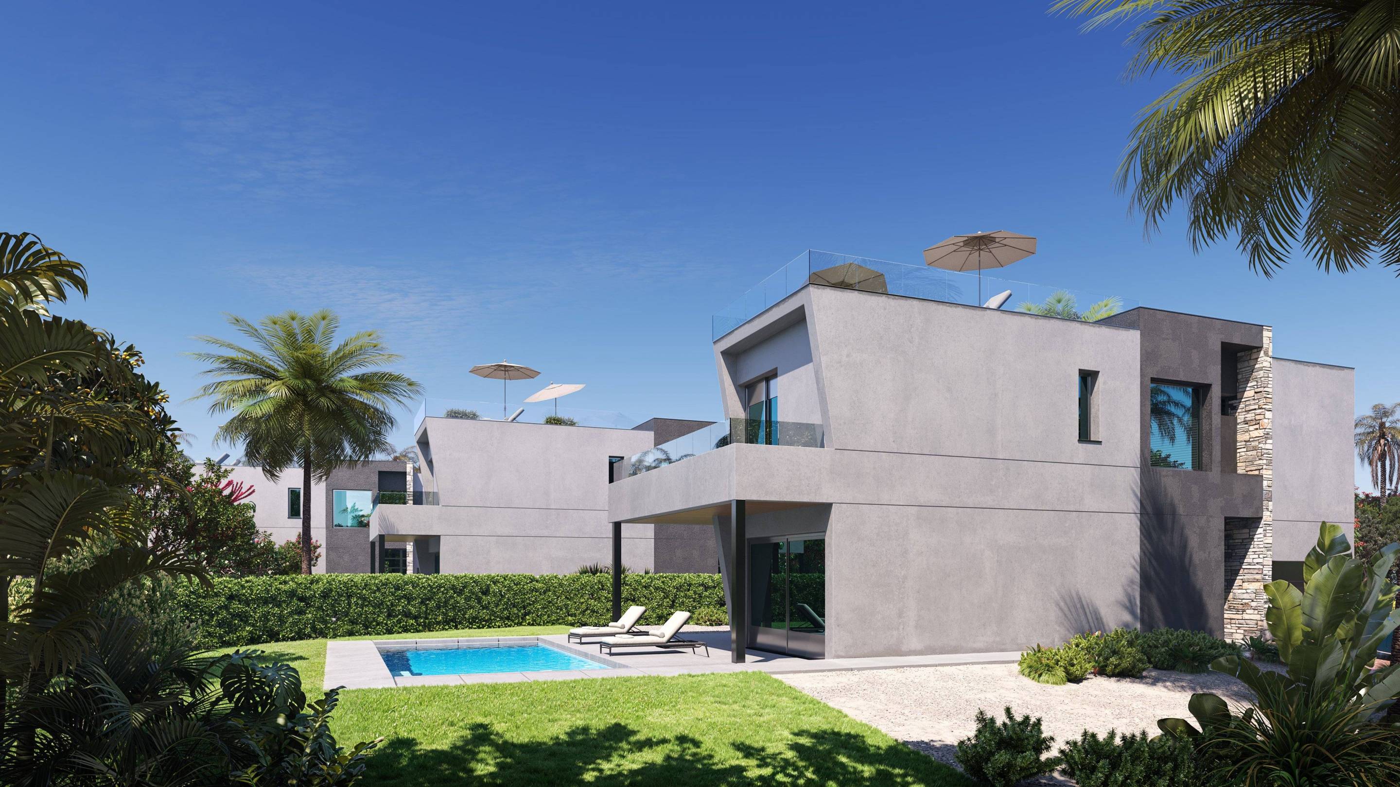 Interior detail of 3-bedroom new-build villa, Cometa-Carrió, Calpe