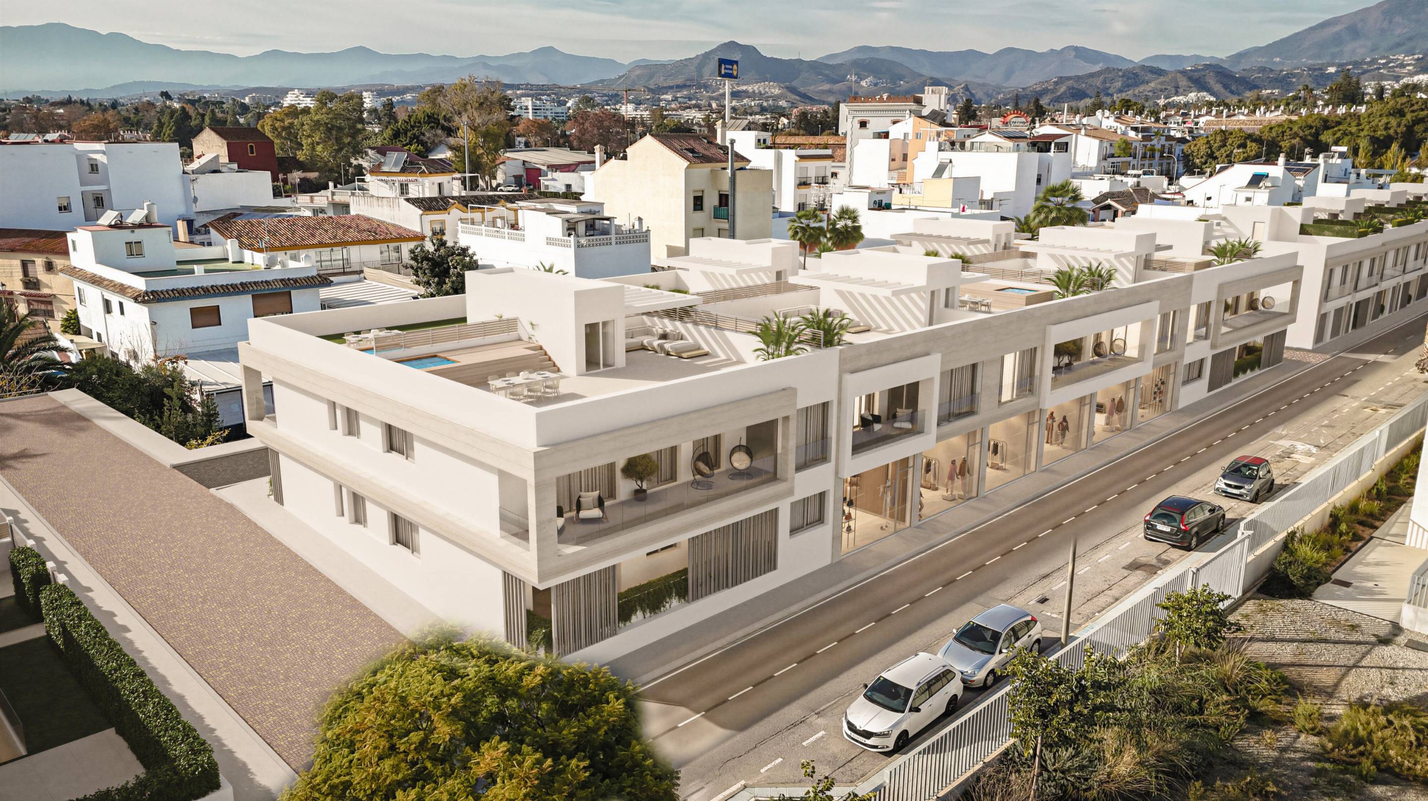 Built-in storage area in 1-bedroom bungalow, San Pedro, Marbella