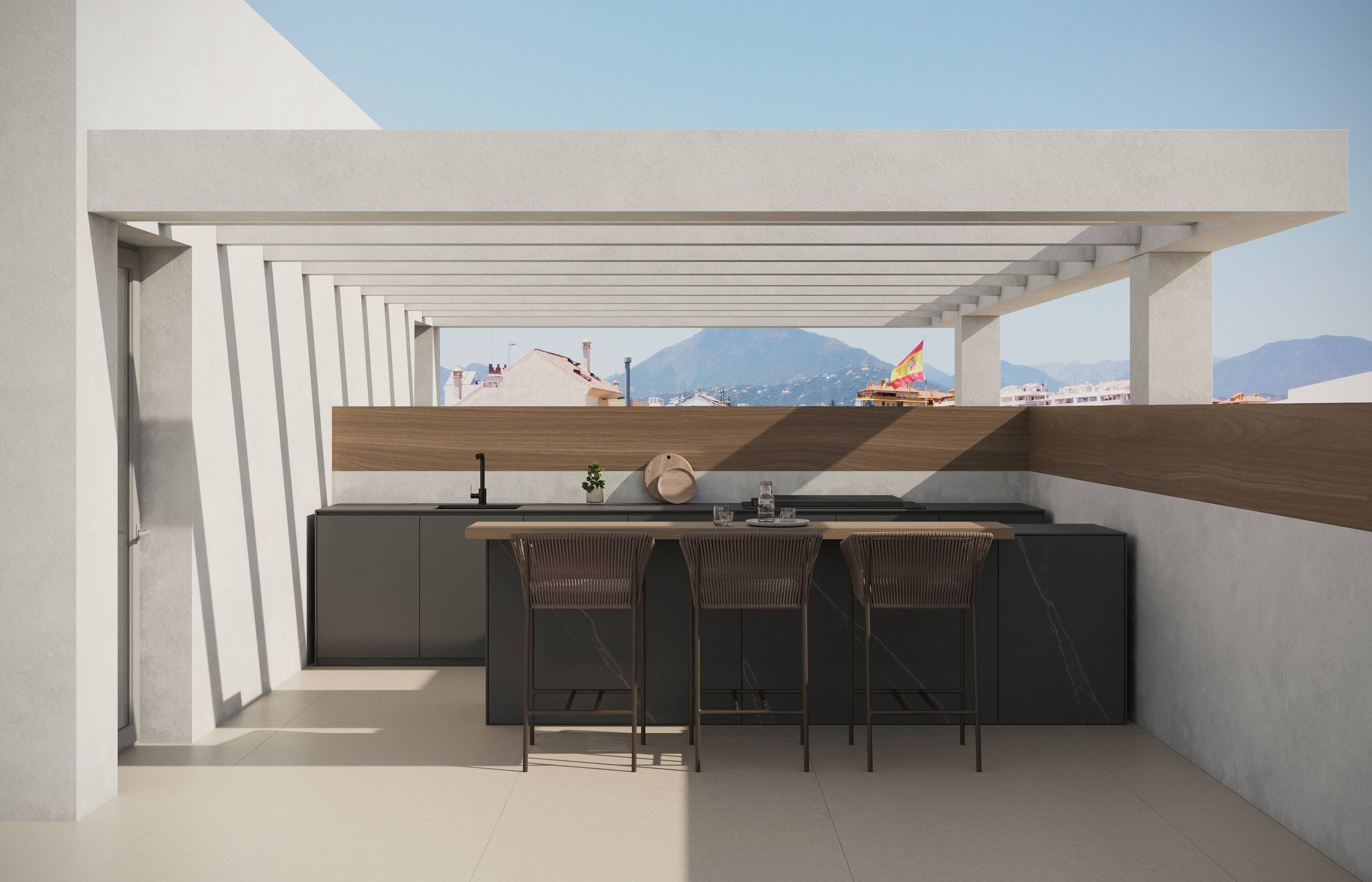 Surrounding street and access road, new-build bungalow, San Pedro, Marbella