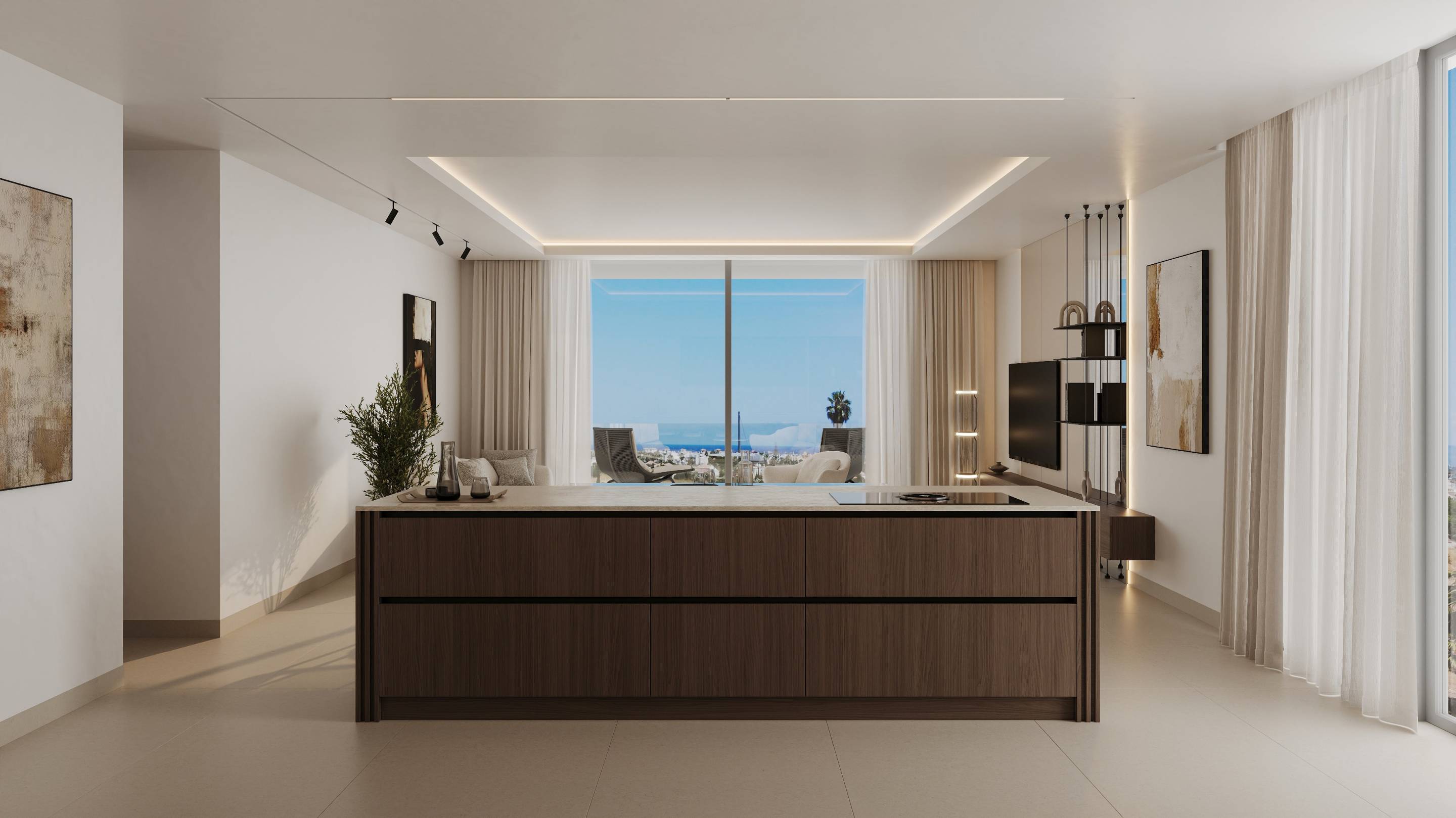 Ground-level outdoor space adjacent to bungalow, San Pedro, Marbella