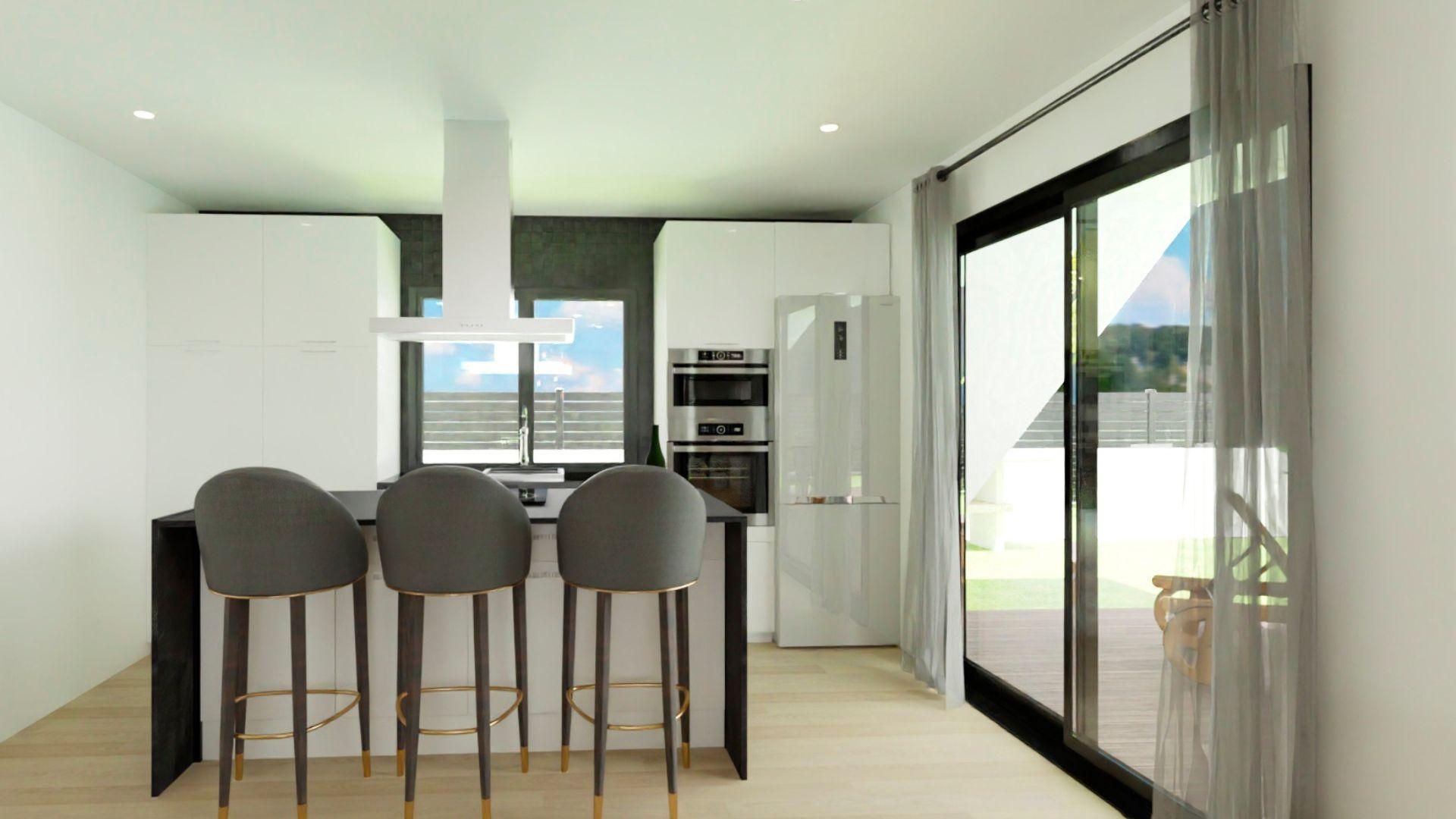 Main bedroom in 3-bedroom villa, La Montanosa, Hondón de las Nieves