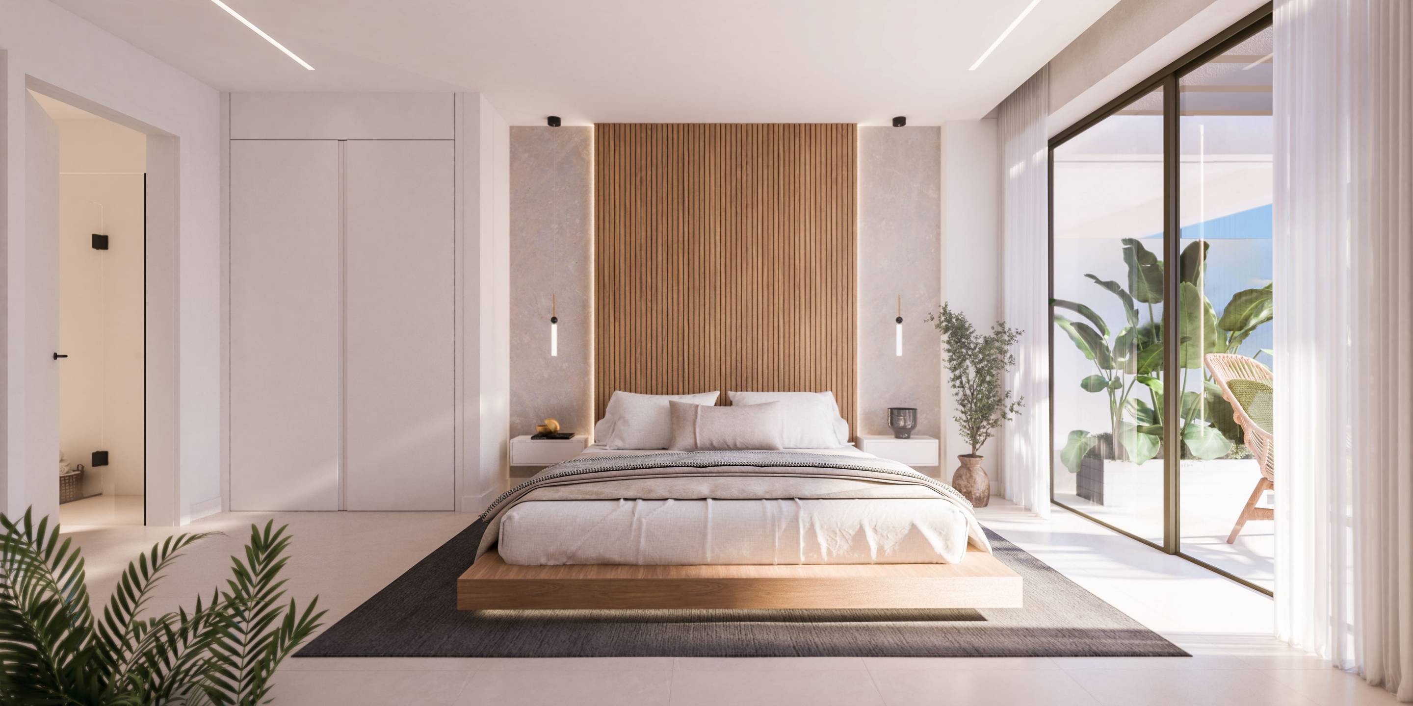 Communal pool in new-build residential development, Las Mesas, Estepona