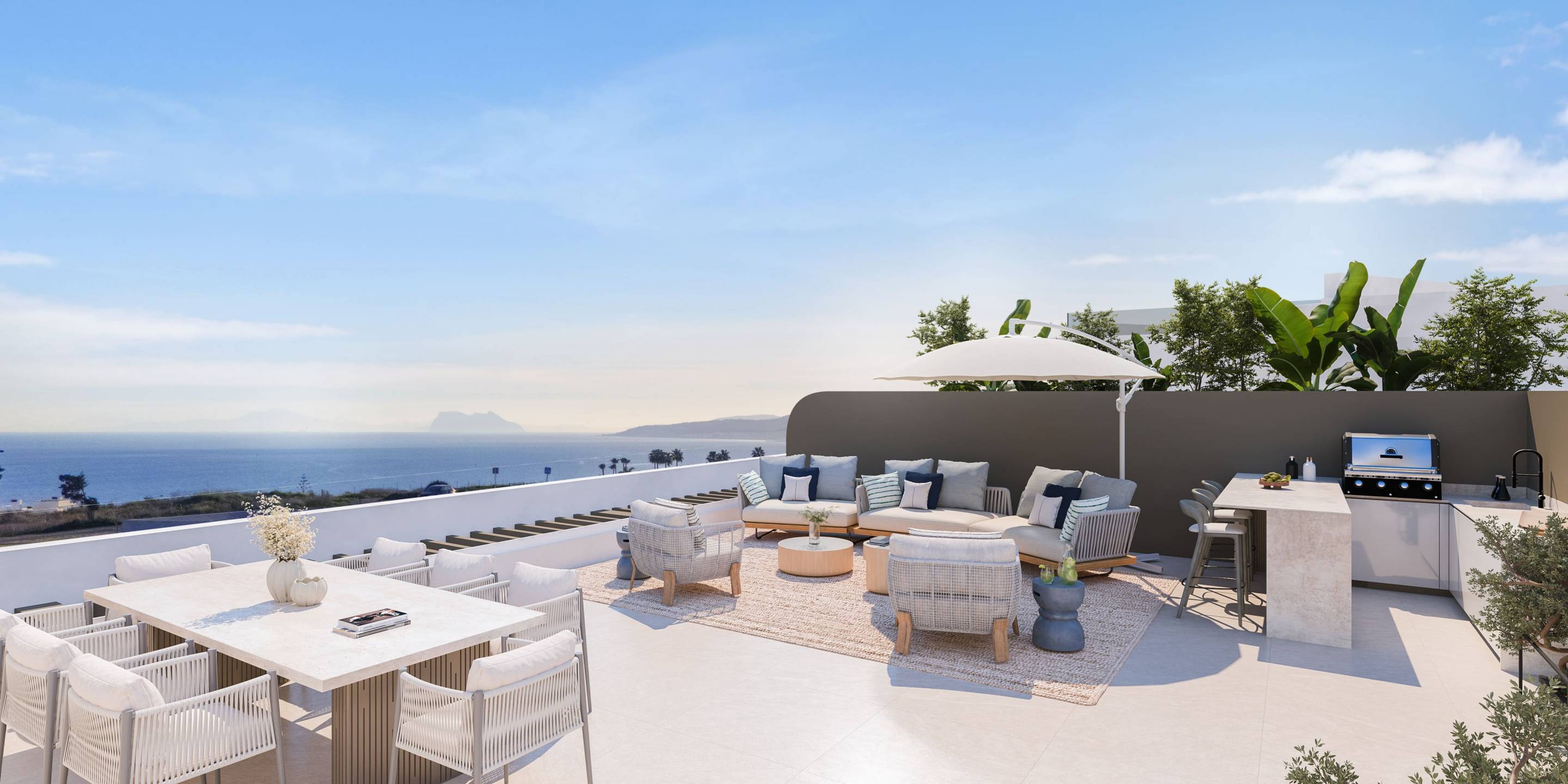 Hallway and internal layout, 2-bedroom apartment, Las Mesas