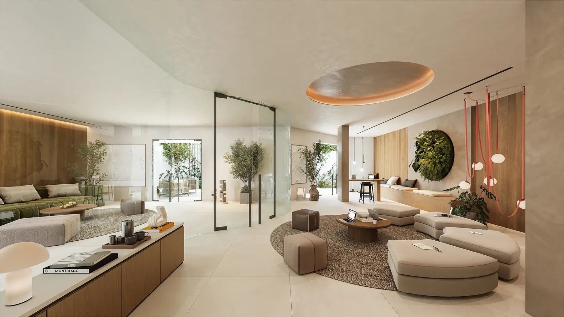 Open-plan living and dining area in 2-bedroom new-build apartment, El Higuerón