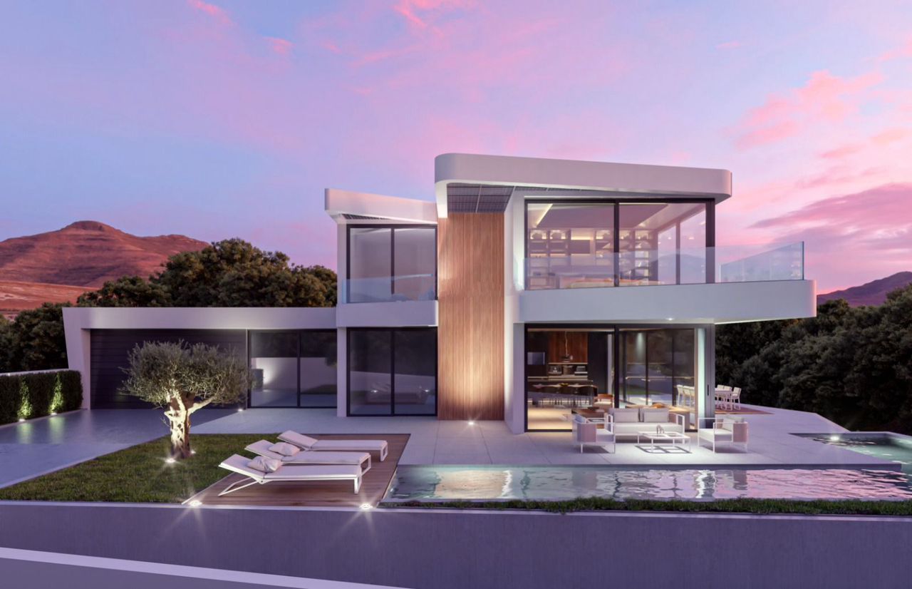 Terrace or outdoor area of new-build villa, Altea la Vella