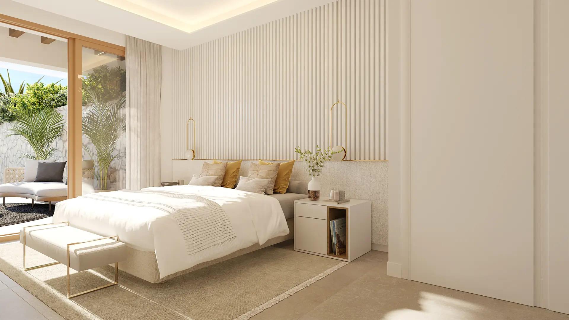 Second bedroom in new-build penthouse, Calaburra, Mijas