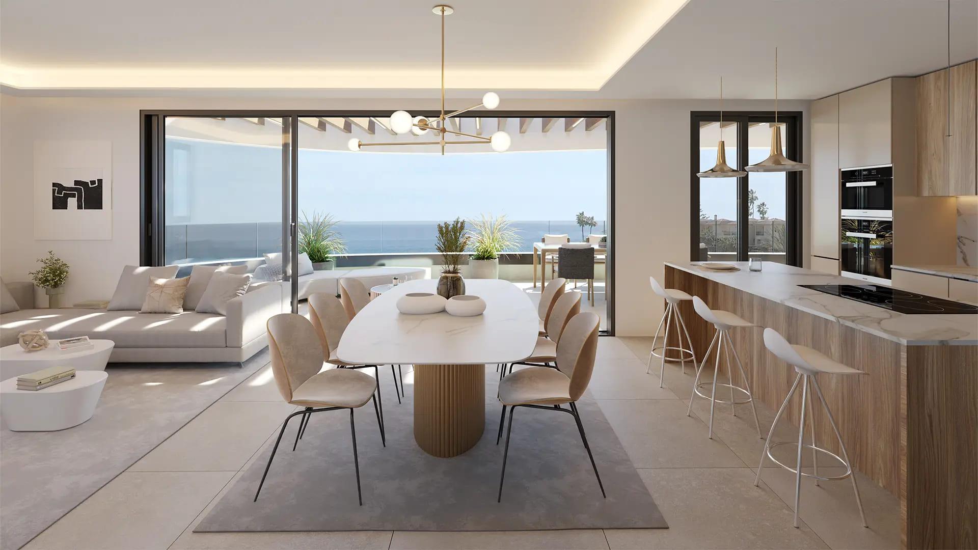 Third bedroom in new-build penthouse, Calaburra, Mijas