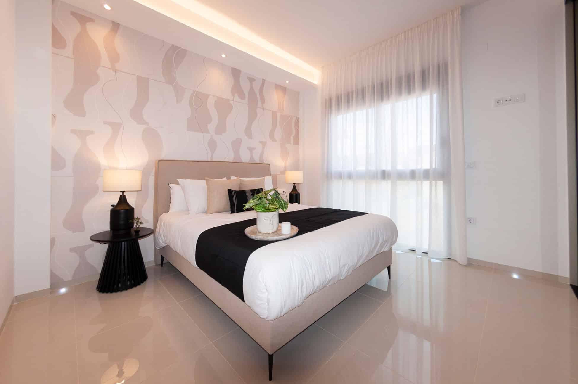 Built-in storage in bedroom of new-build villa, Centro de la Ciudad Quesada