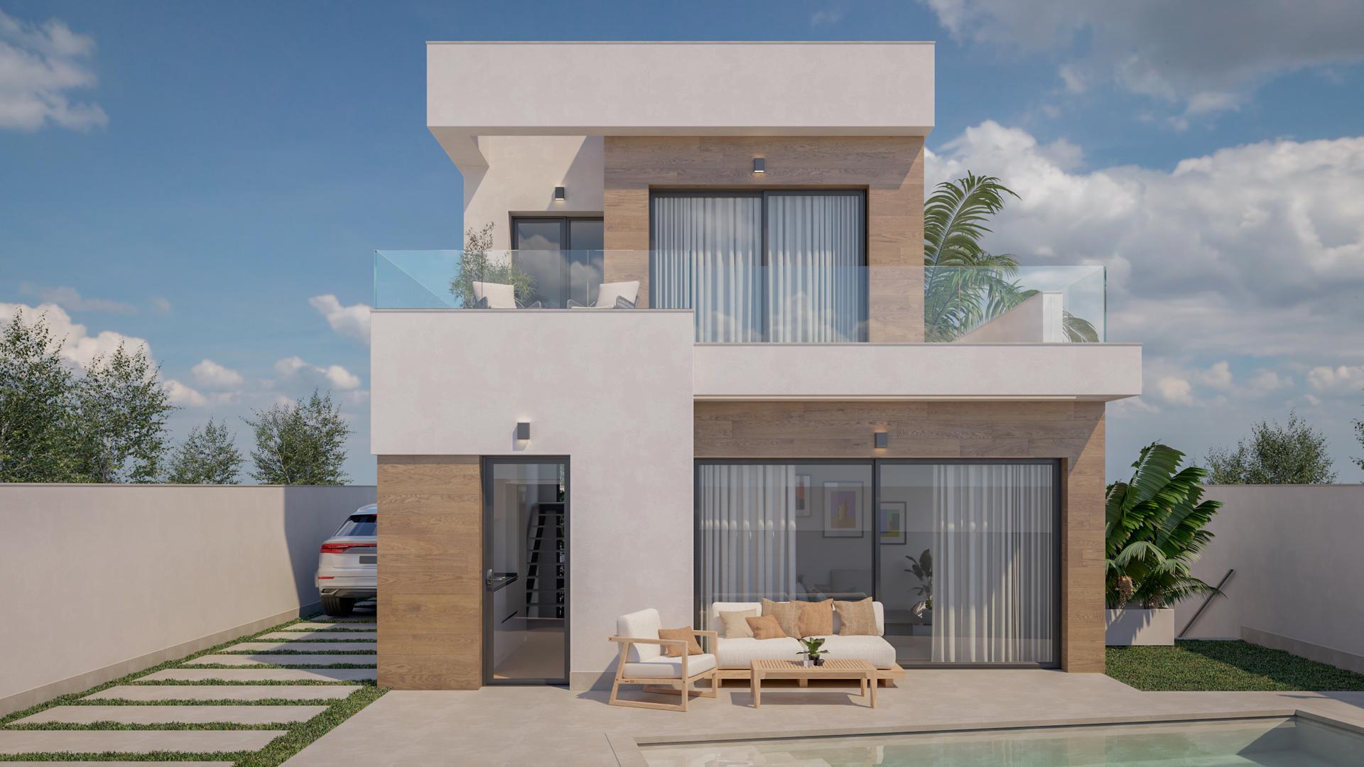 Second bedroom in new-build villa, Lo Romero Golf, Pilar De La Horadada