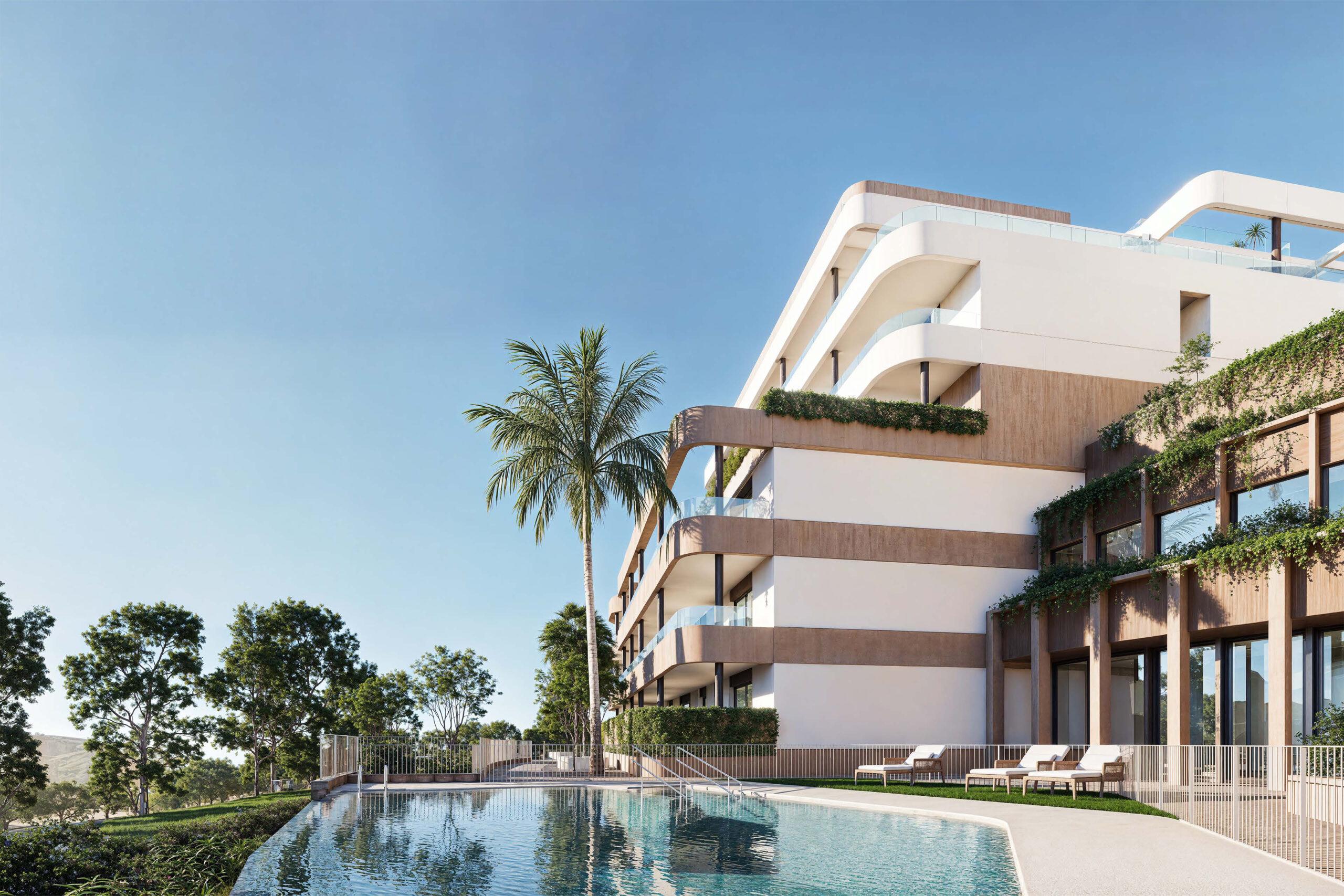 Second bedroom in new-build apartment, Estepona Golf, Estepona