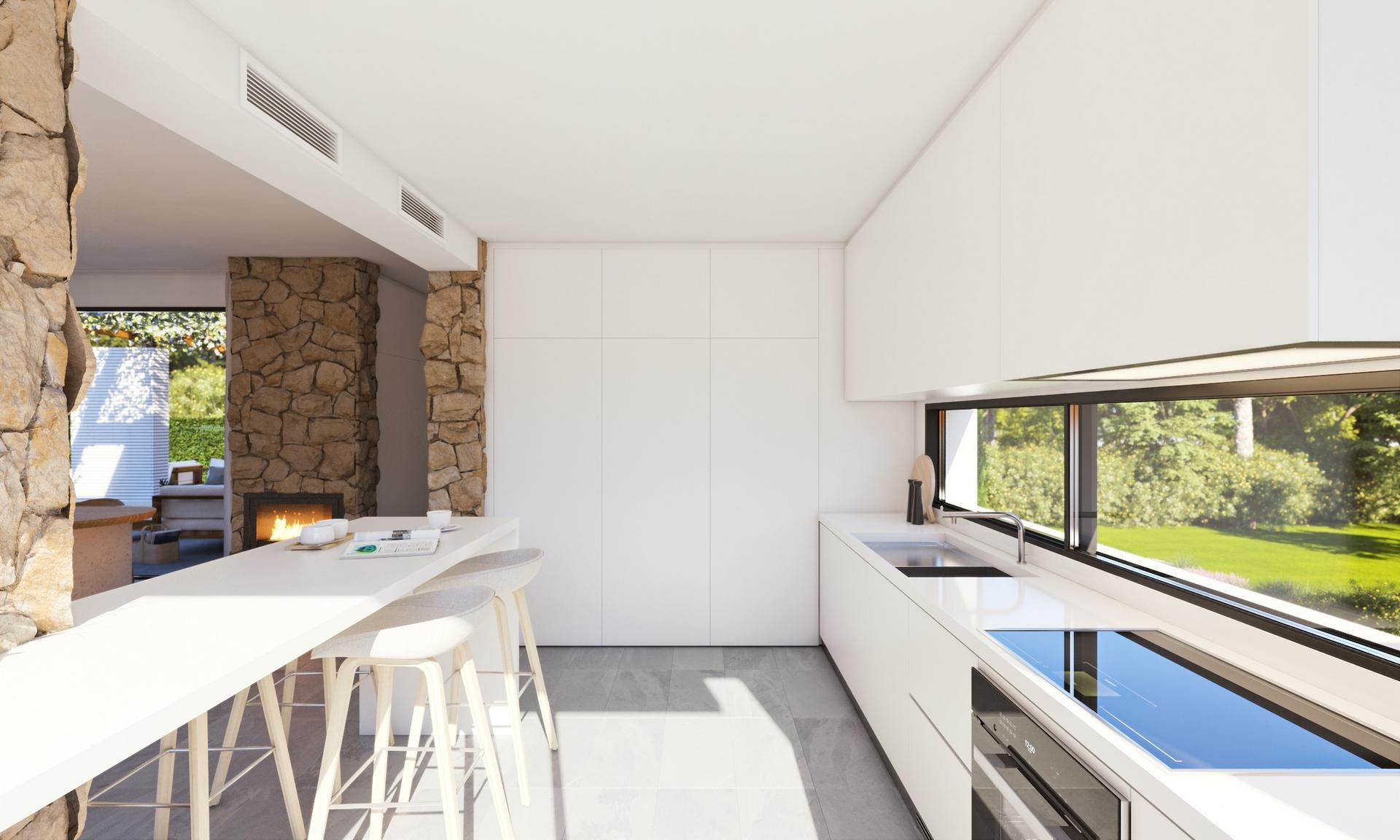 Third bathroom in new-build villa in Campoamor, Orihuela Costa
