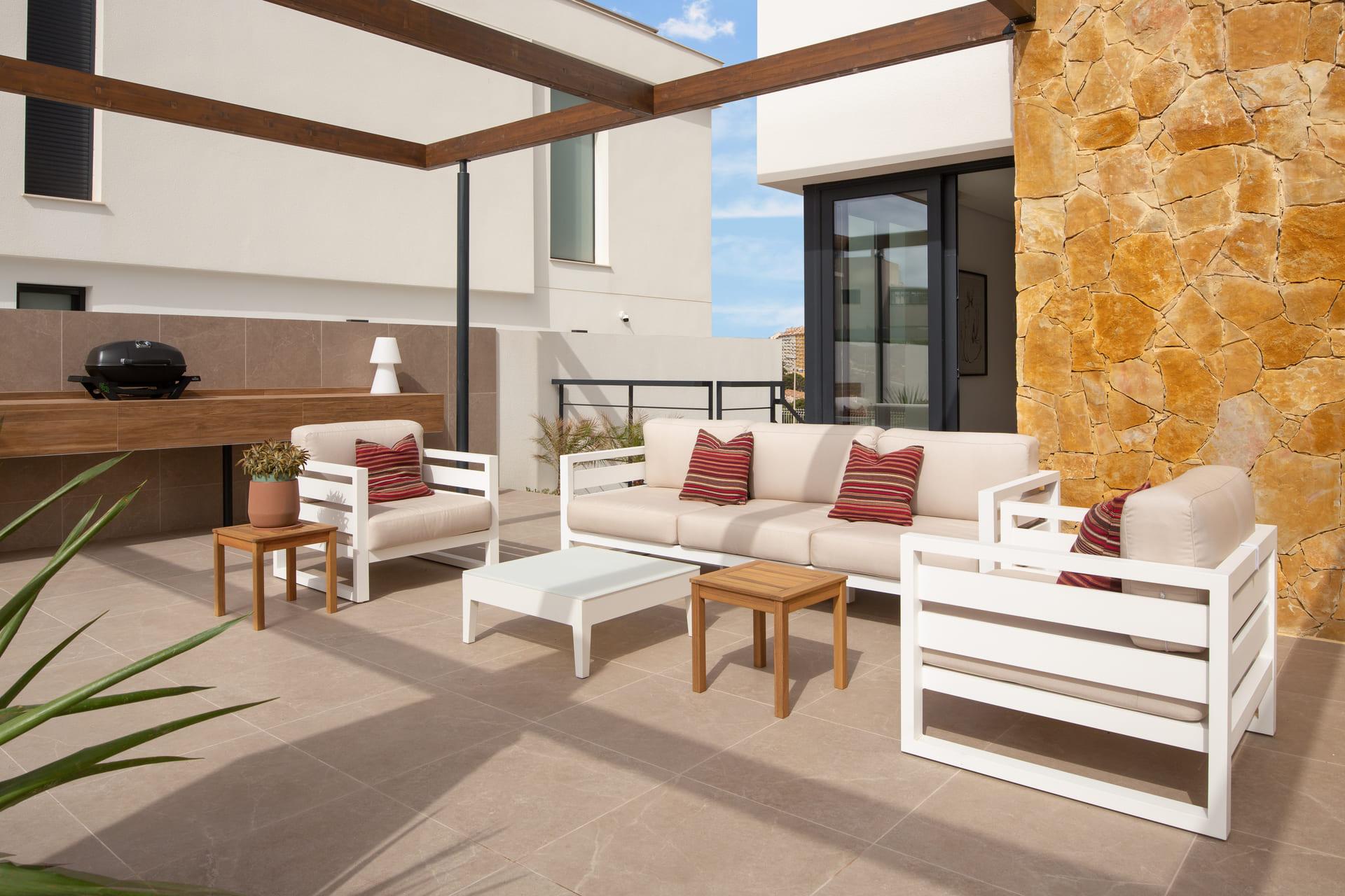 Promotional render of 4-bedroom new-build villa in Campoamor, Orihuela Costa
