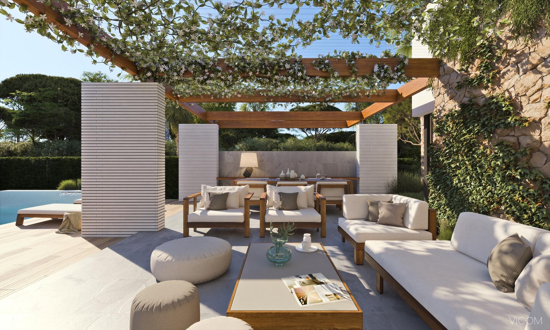 Ground floor living space in 4-bedroom villa, Campoamor