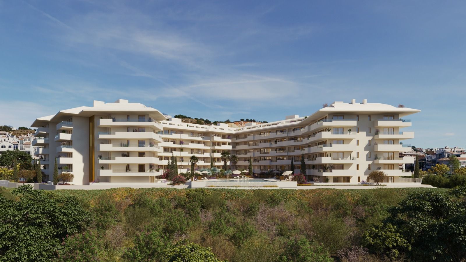 Stairwell of the apartment in Los Pacos, Fuengirola