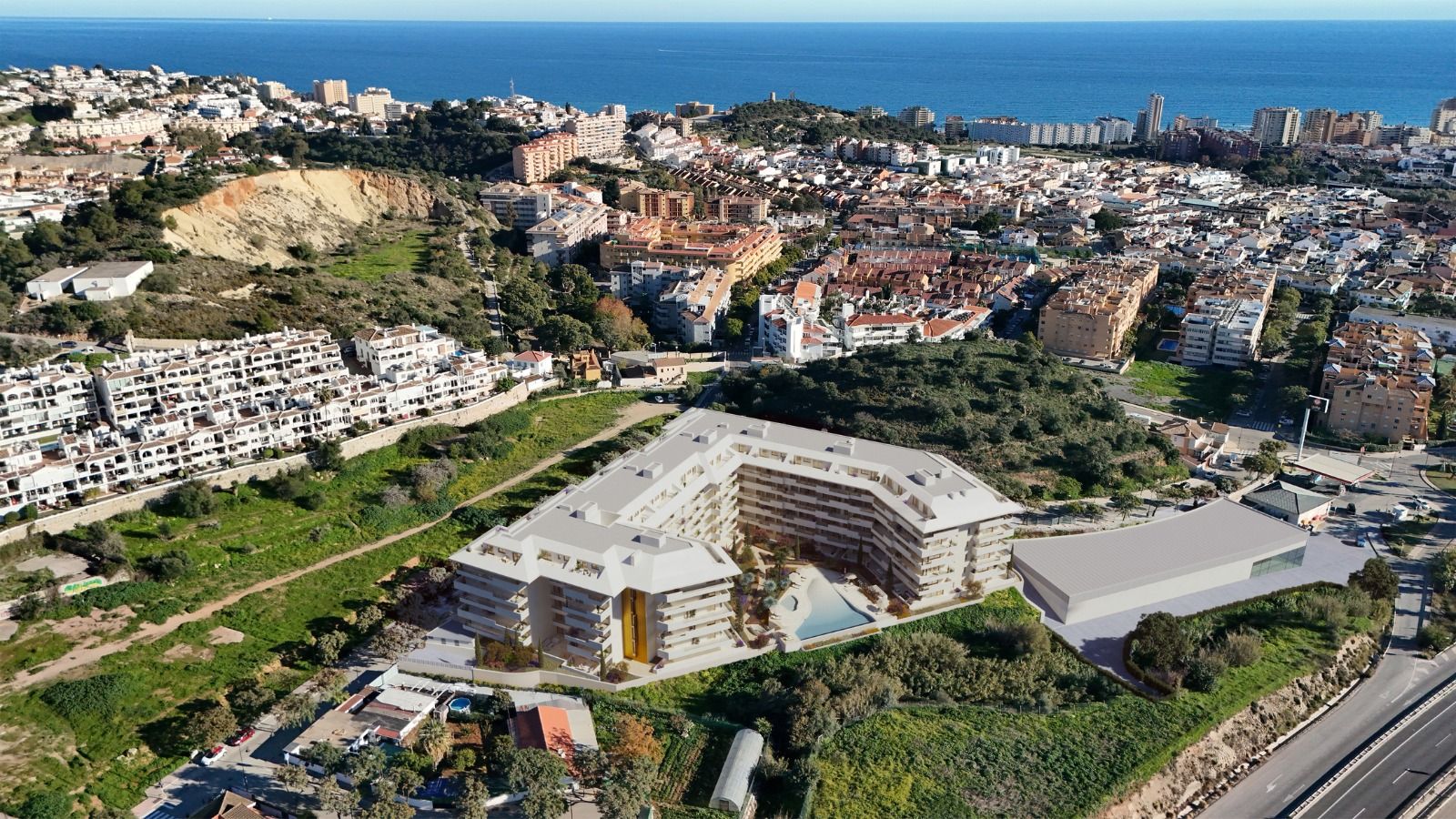 Entrance of the apartment in Los Pacos, Fuengirola