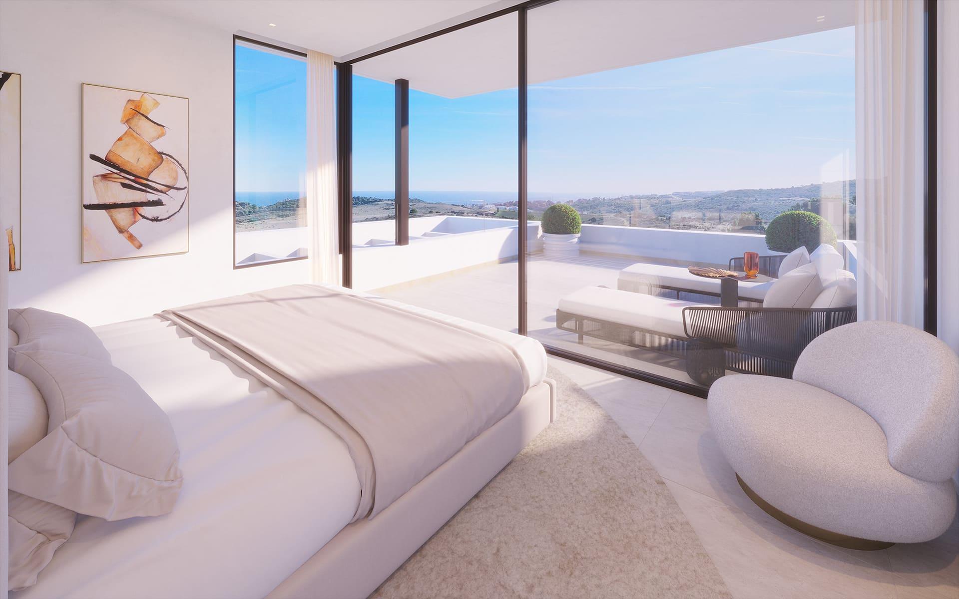 Villa for sale in Estepona Golf, Estepona - exterior view of new-build villa with plot