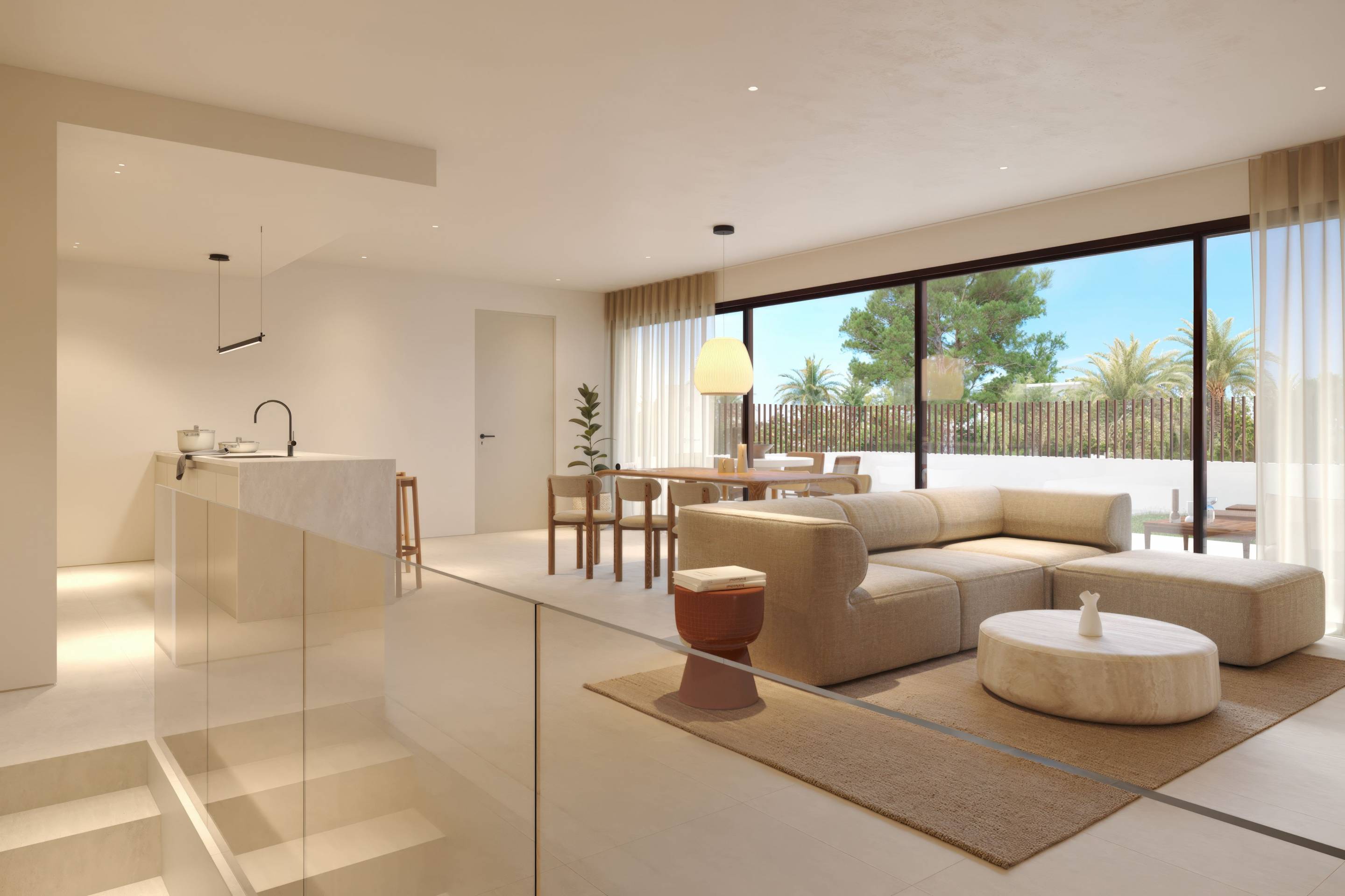 Bathroom with shower, new-build villa, Dolores, Alicante