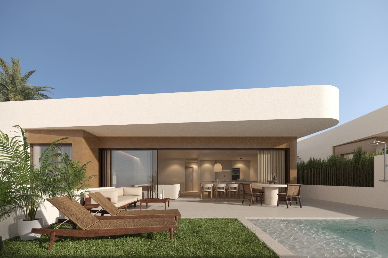 Ground-floor exterior access, new-build villa, Dolores, Alicante