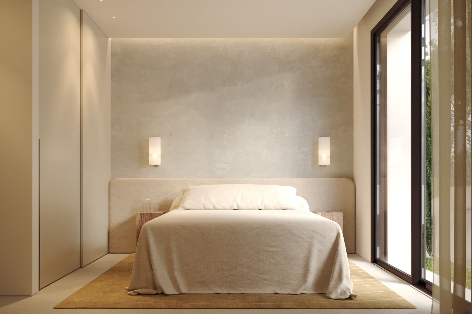Interior ceiling and lighting detail in new-build villa, Dolores