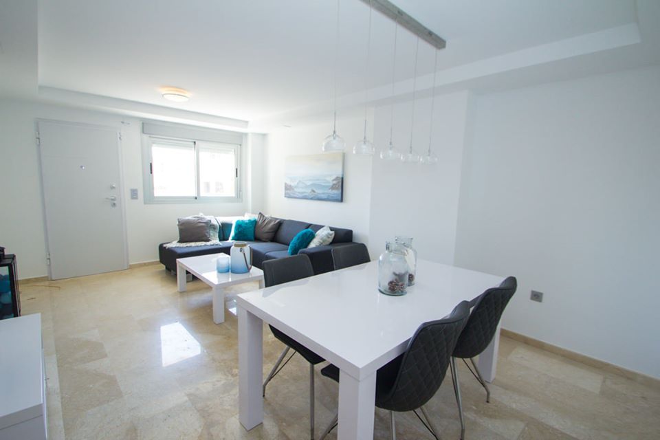 Utility room of the apartment in Las Filipinas, Orihuela Costa
