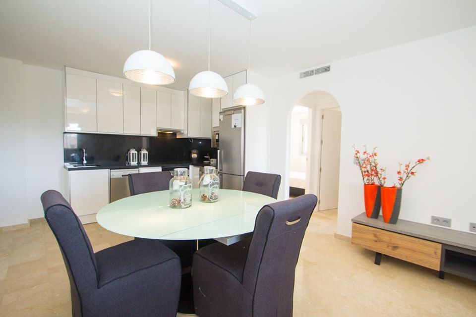 Parking area of the apartment in Las Filipinas, Orihuela Costa