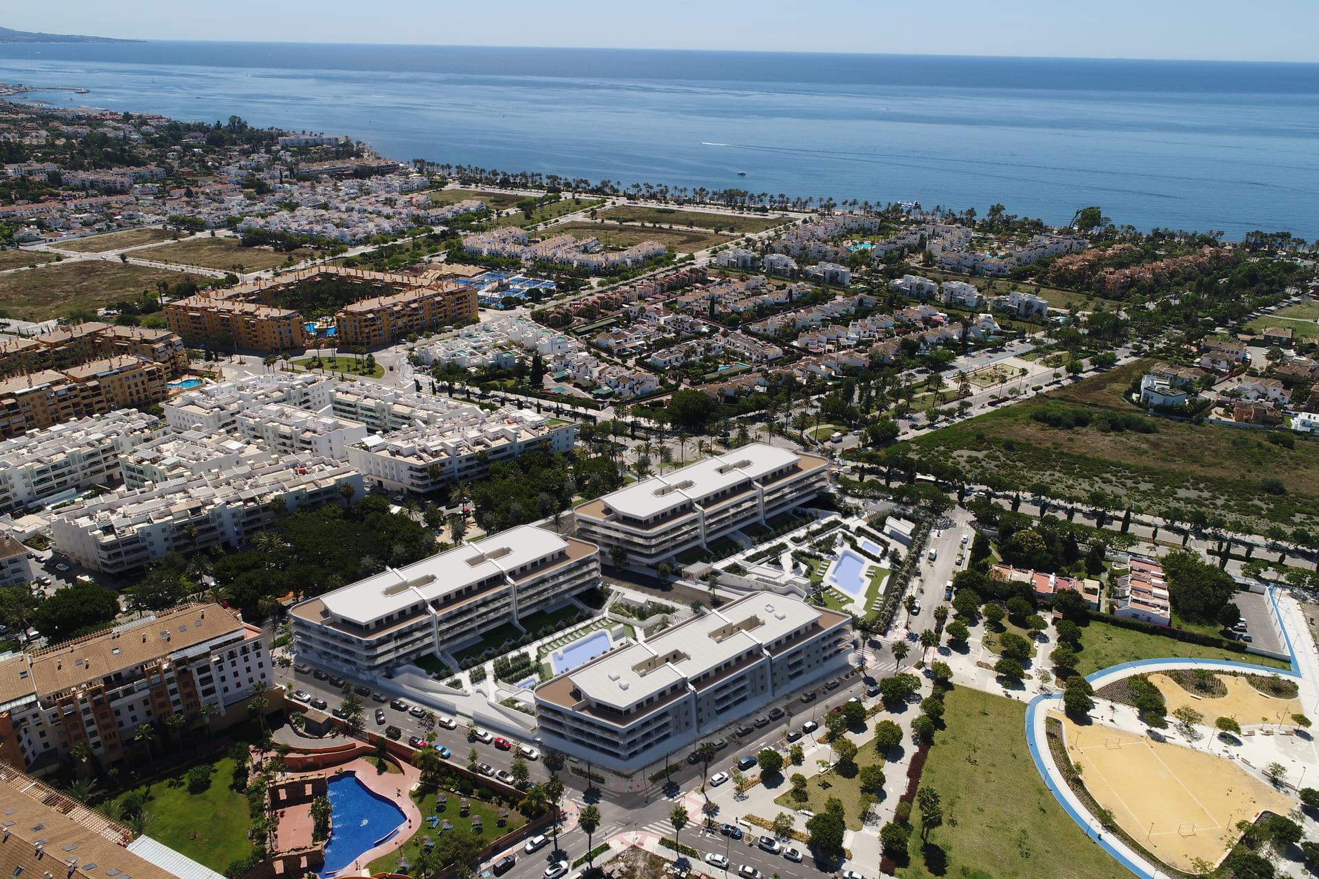 Underground parking space in new-build development, San Pedro