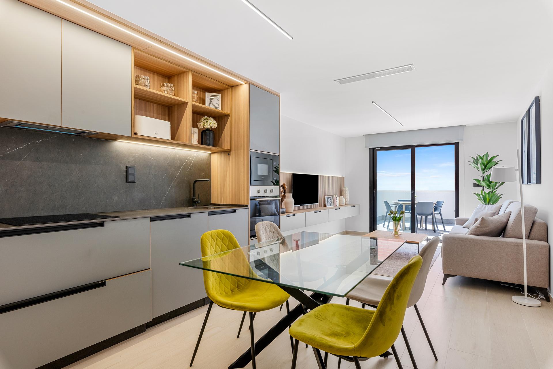 Building detail of the penthouse in EL RASO, Guardamar Del Segura